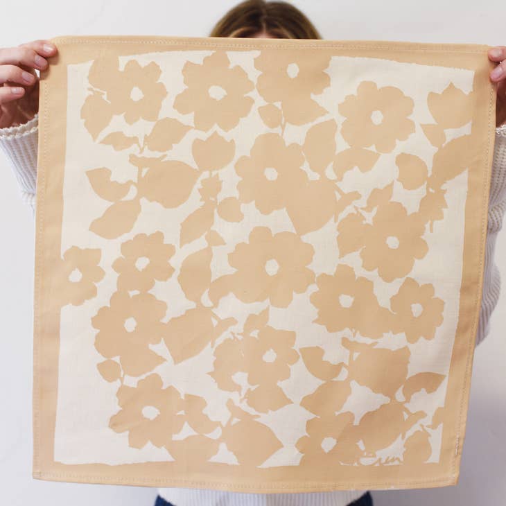 Hand-Printed Linen Napkins – Set of 2