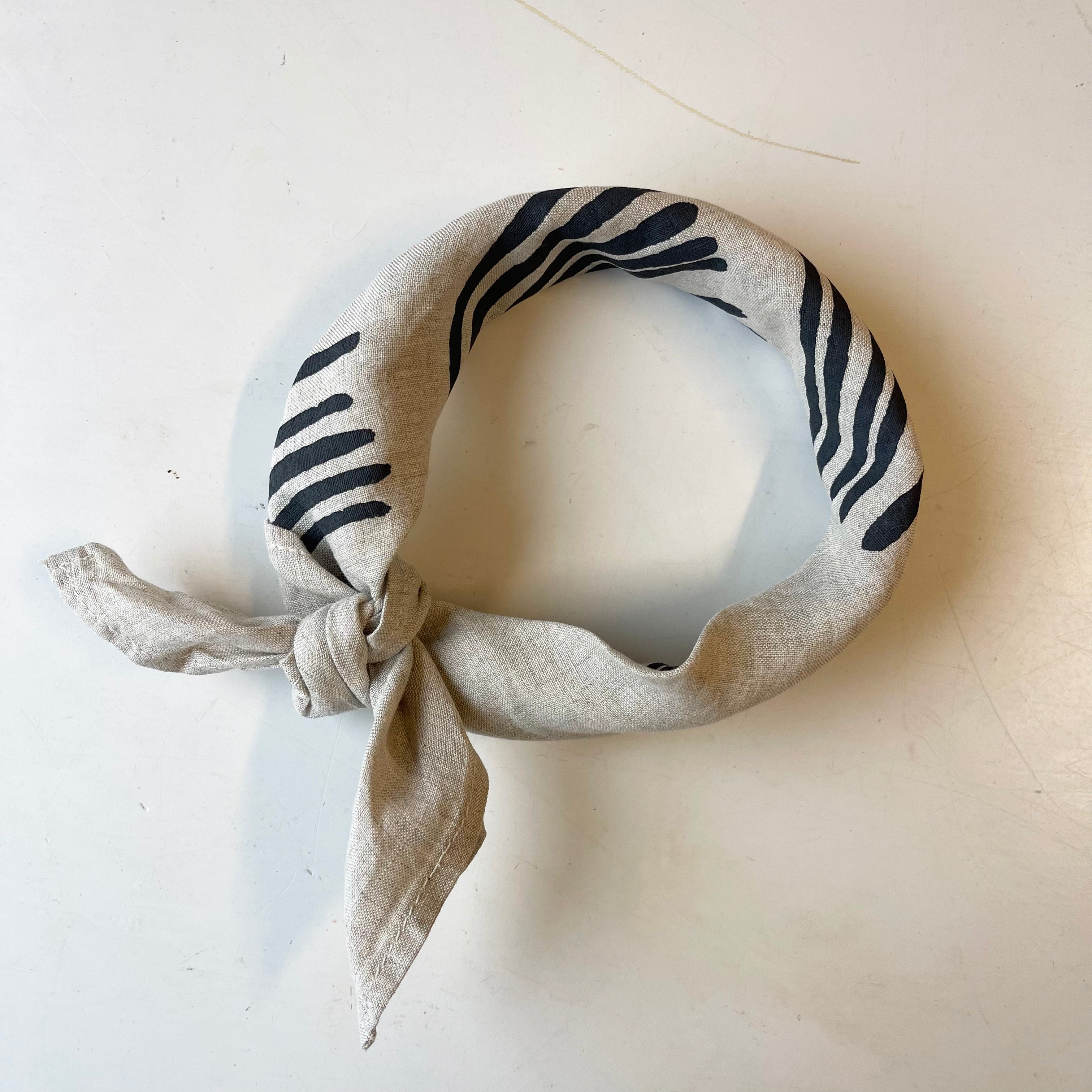 Linen Neck Scarf Bandana