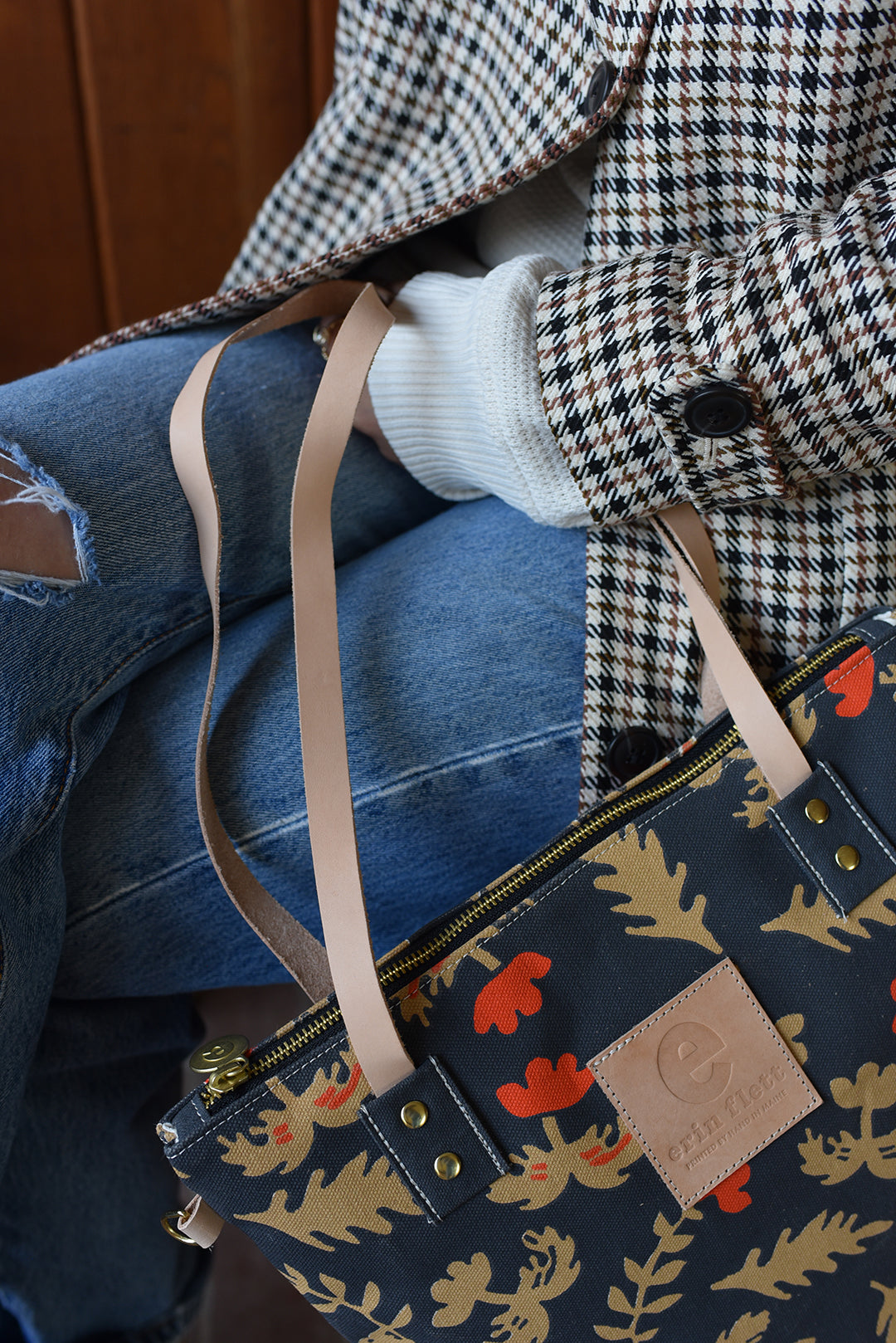 Oak Rose Mod Tote