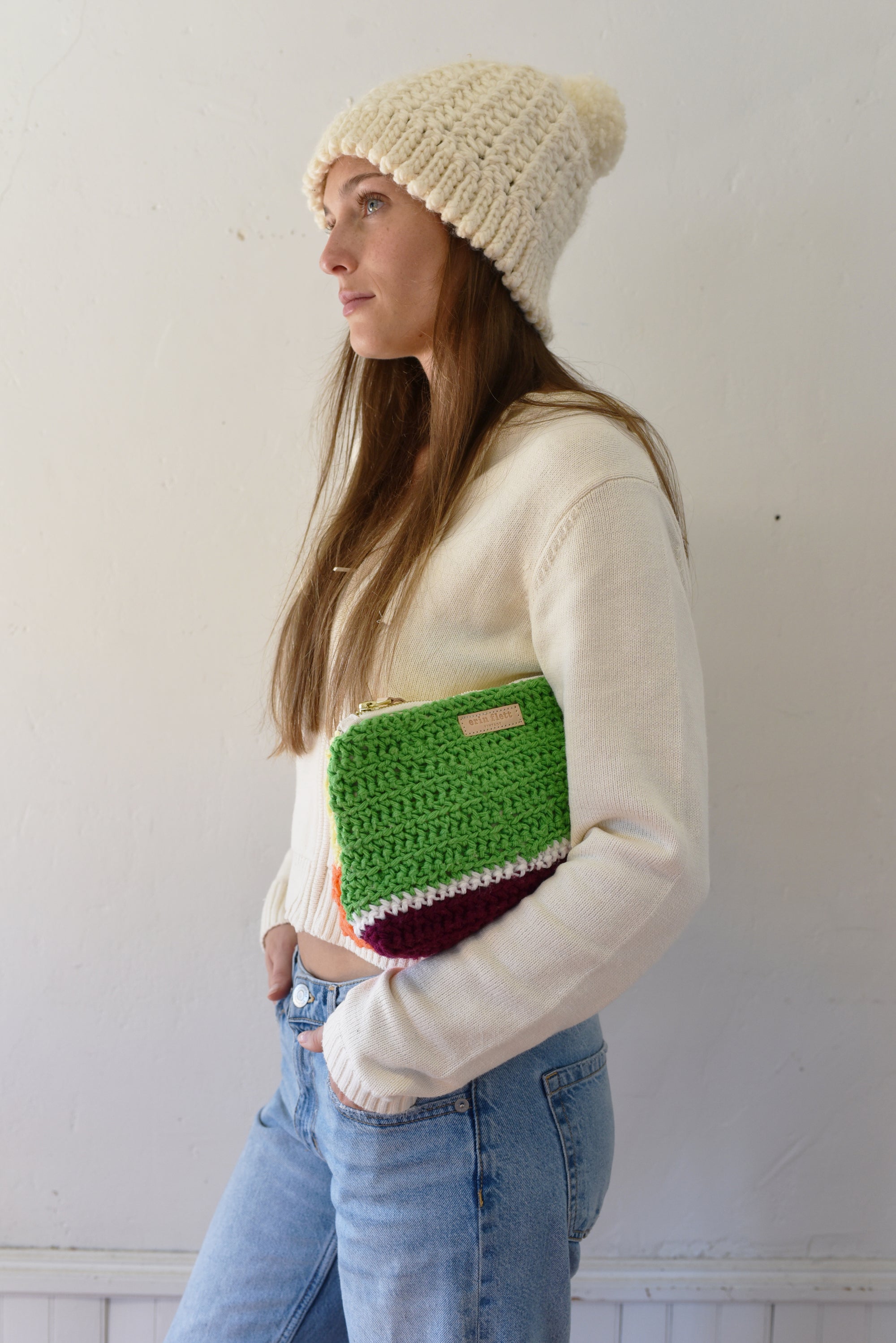 Multi Colored Knit Laura Bag
