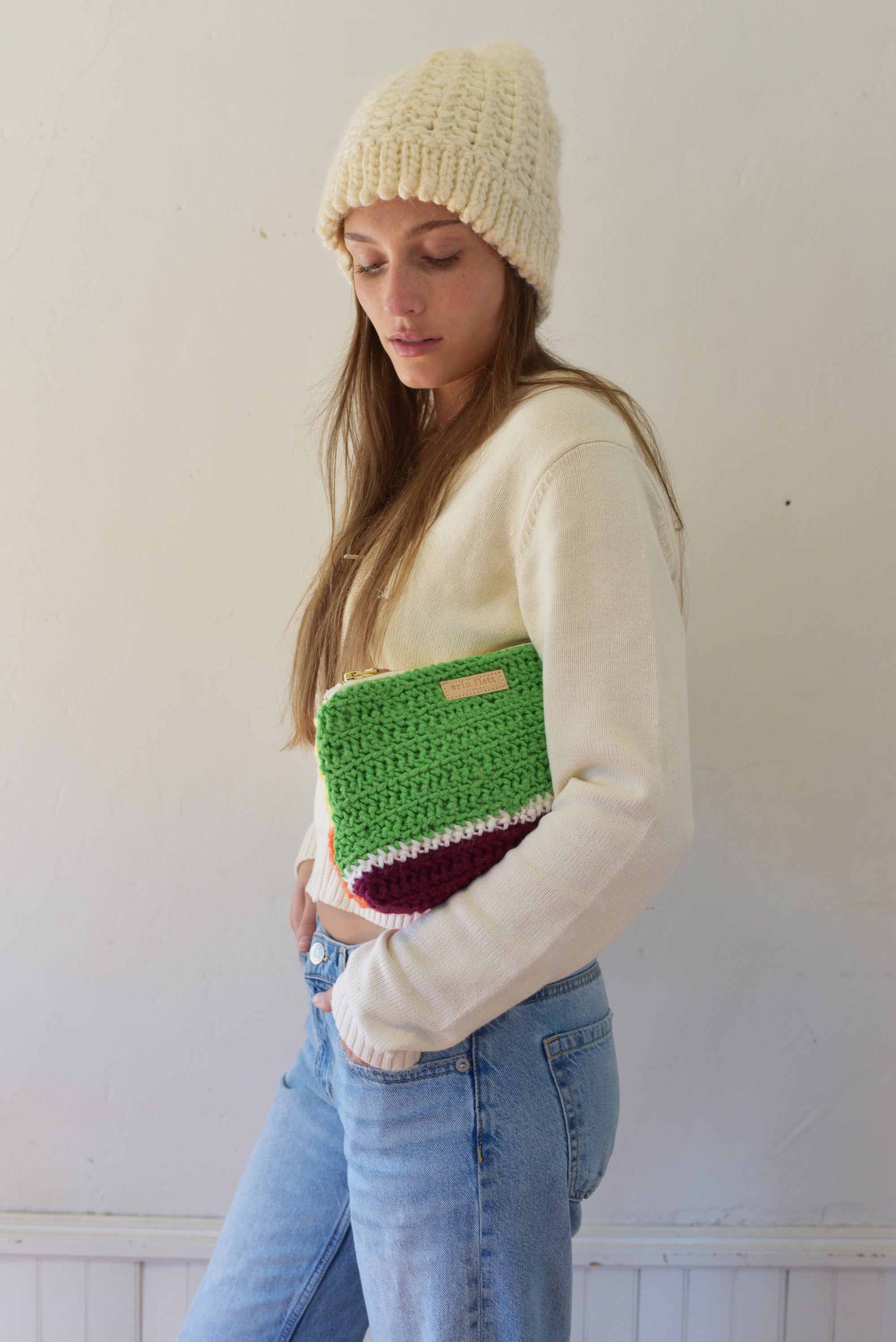 Multi Colored Knit Laura Bag