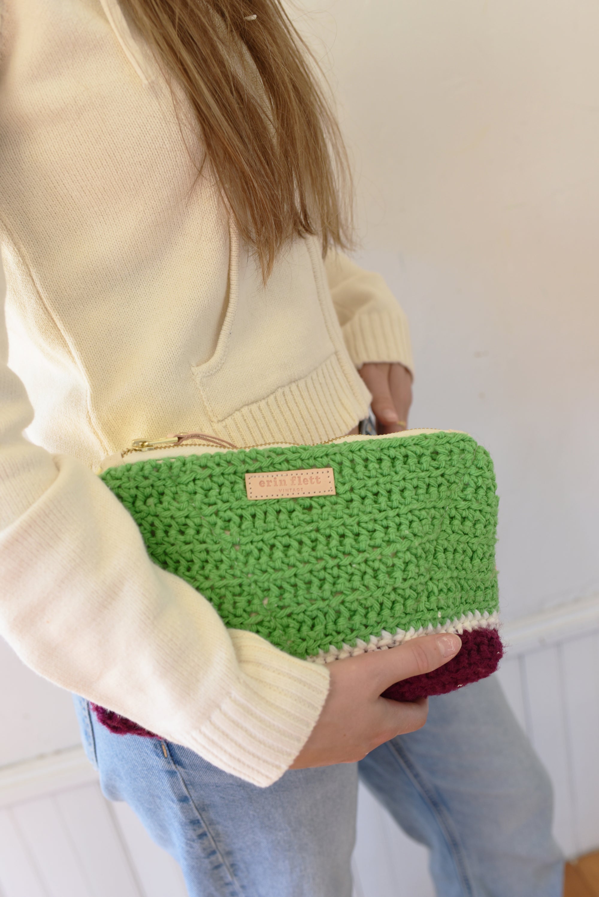 Multi Colored Knit Laura Bag