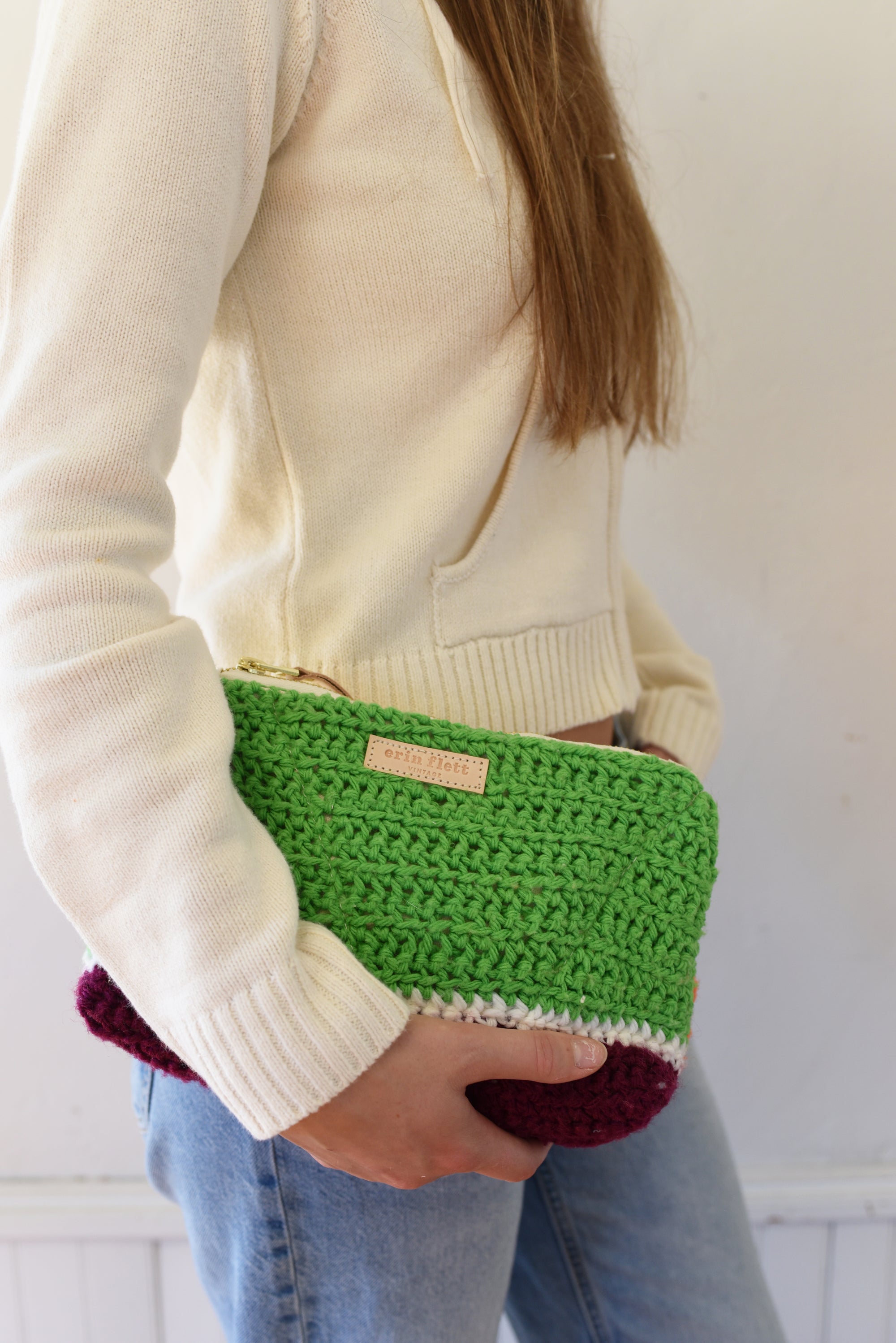 Multi Colored Knit Laura Bag