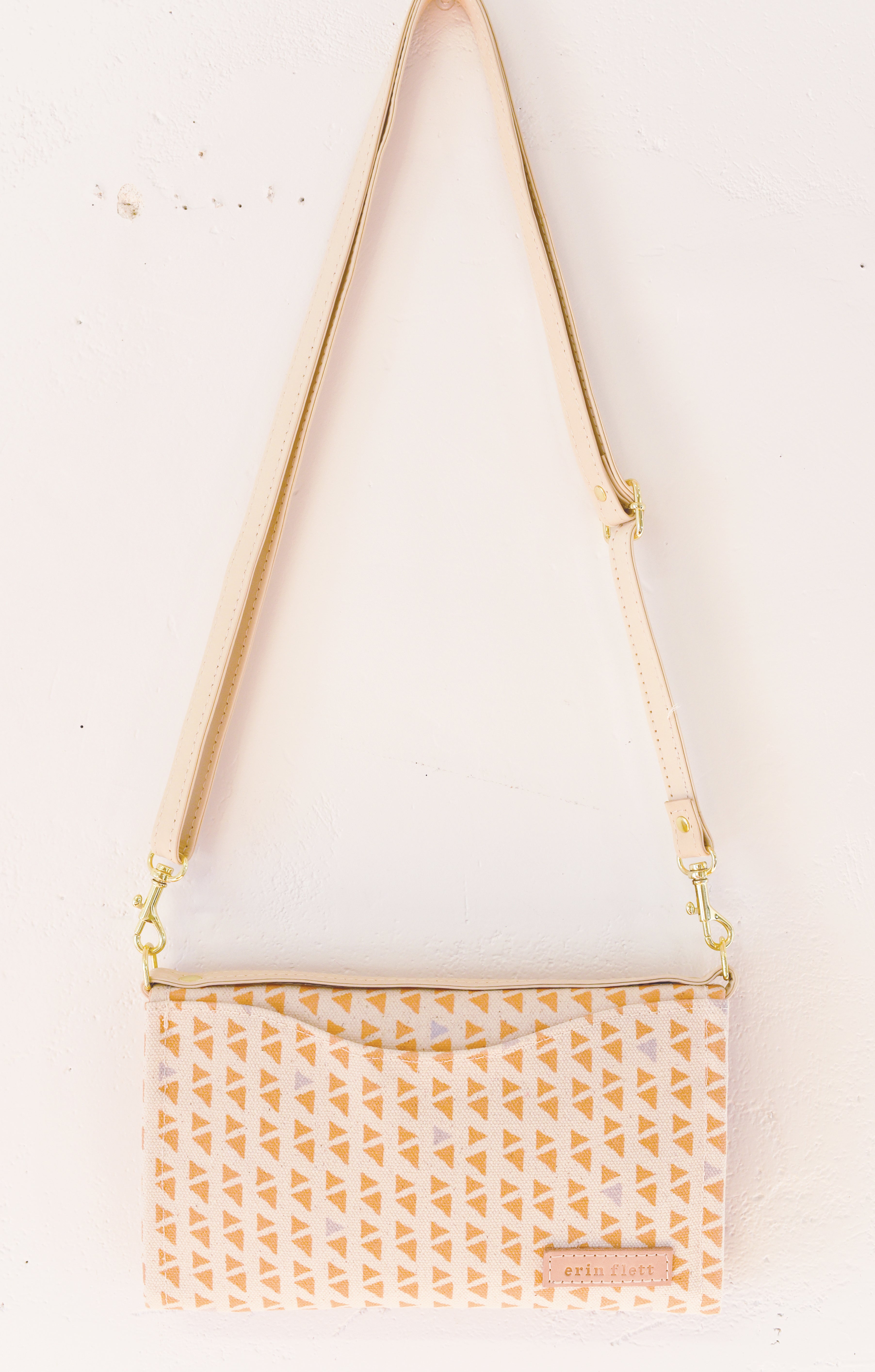 THE ARYANA CAMEL TRIANGLES PRINT