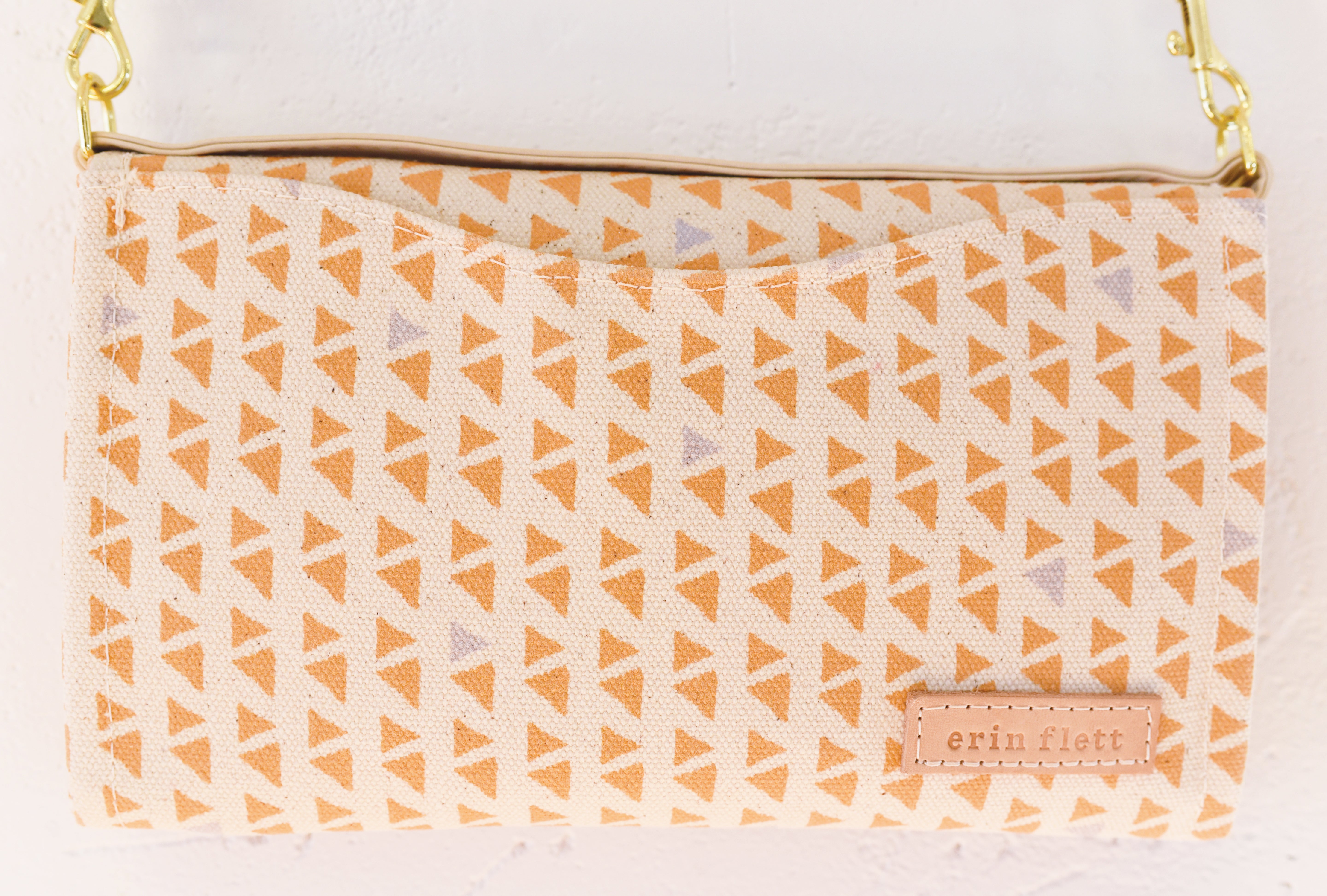 THE ARYANA CAMEL TRIANGLES PRINT