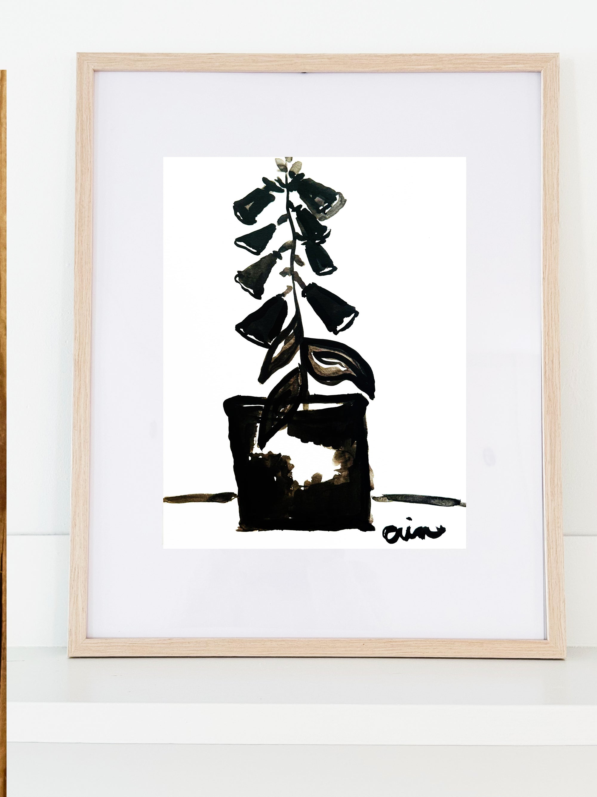 Original Erin Flett Painting - Foxglove 4