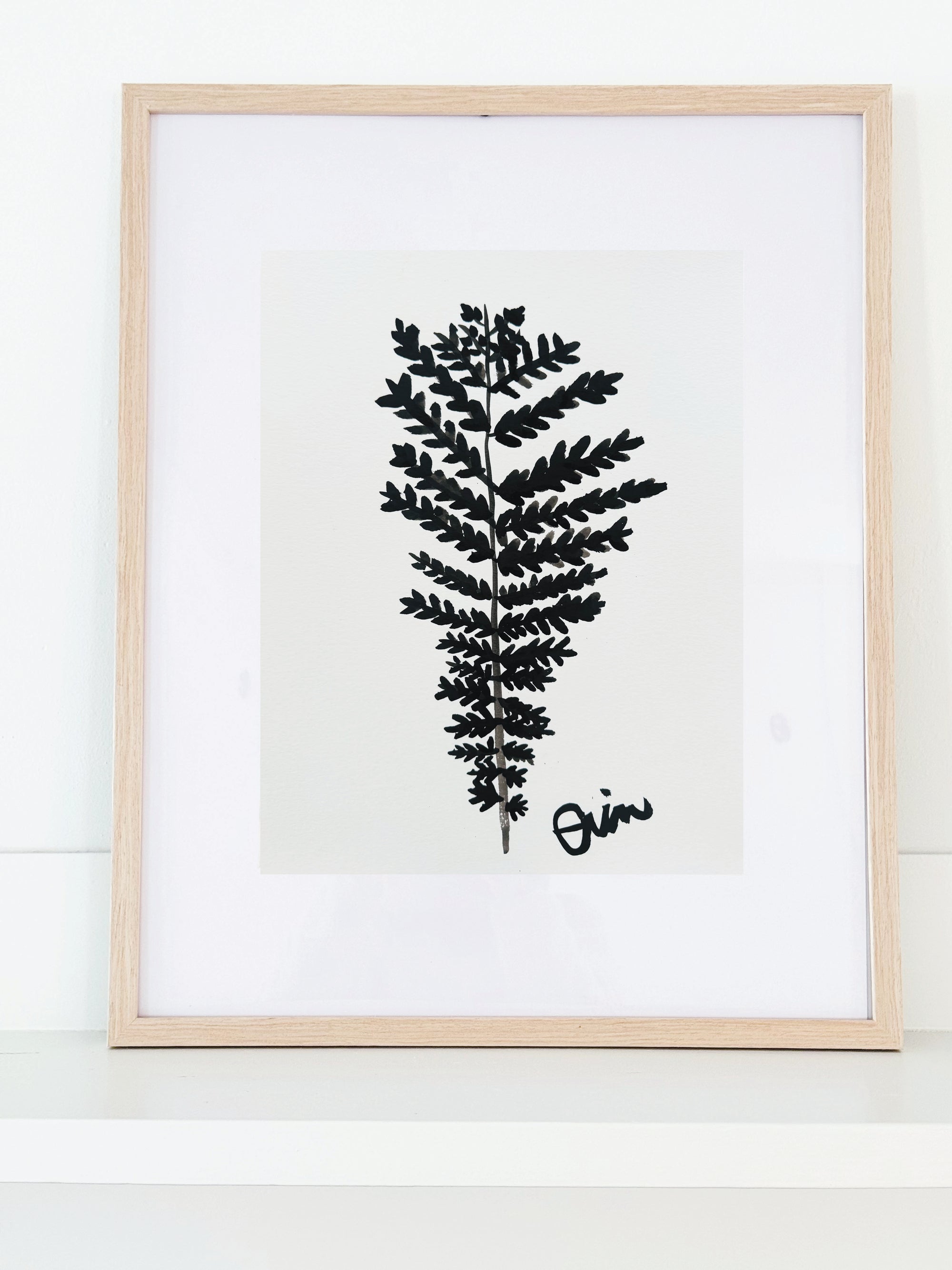 FERN GICLEE PAPER ART PRINT