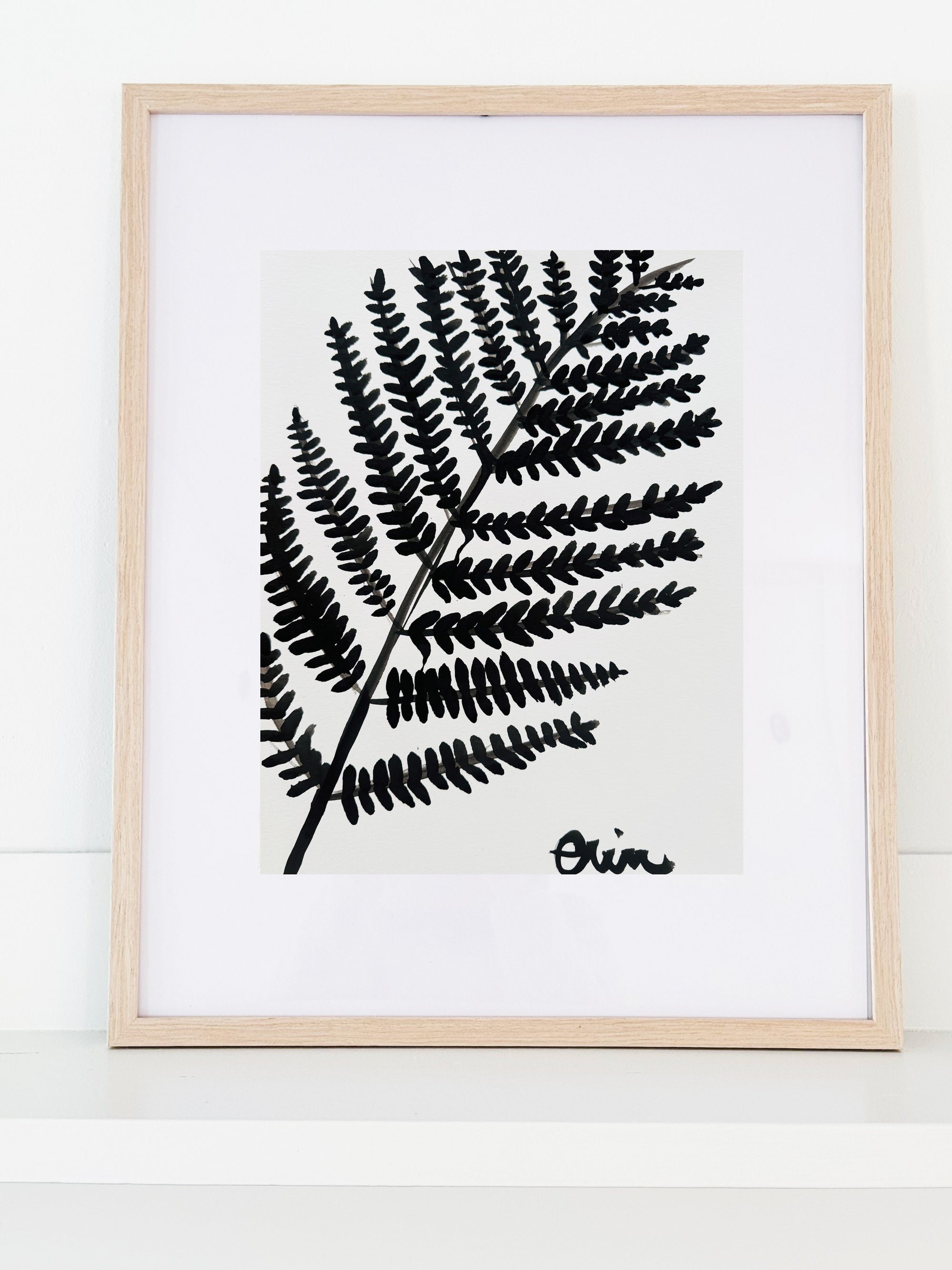 FERN GICLEE PAPER ART PRINT