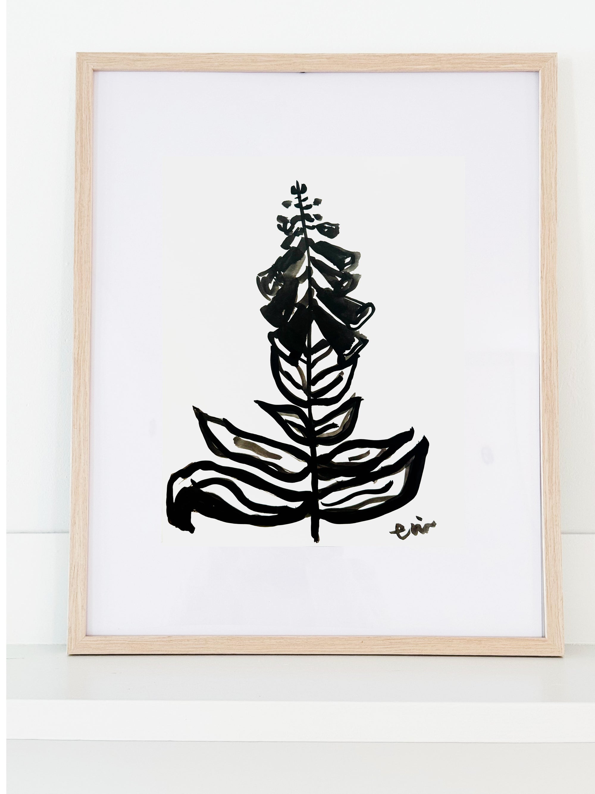 Original Erin Flett Painting - Foxglove 5B