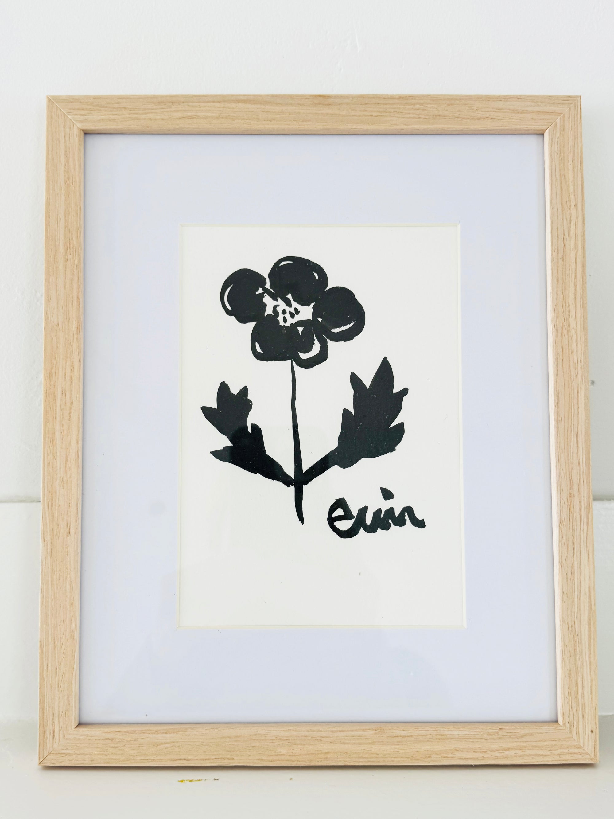 FLORAL STUDY GICLEE PAPER ART PRINT