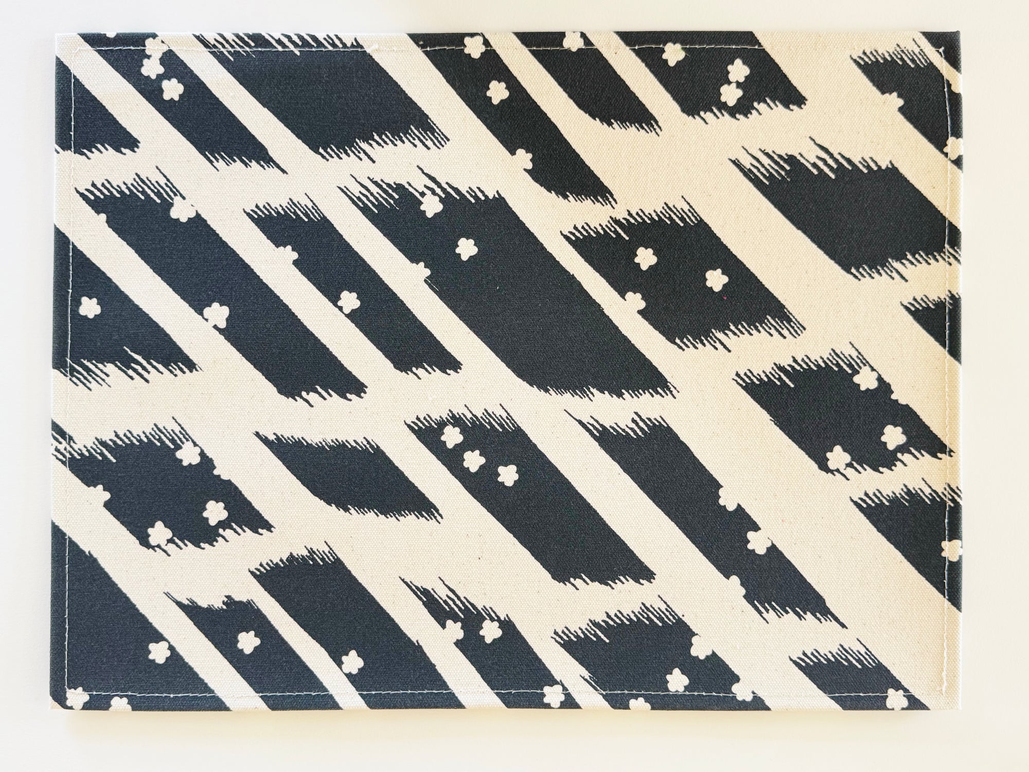 SET OF 4 PLACEMATS - WORN BLACK FLYING CARPET