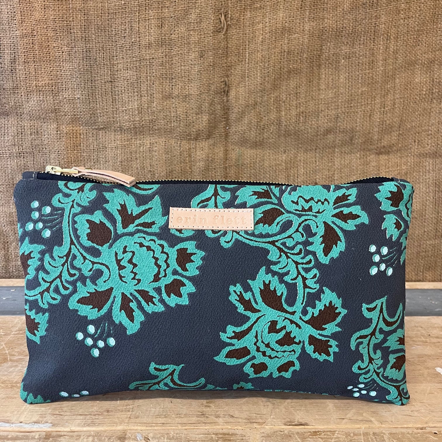 Worn Black Venus Clutch