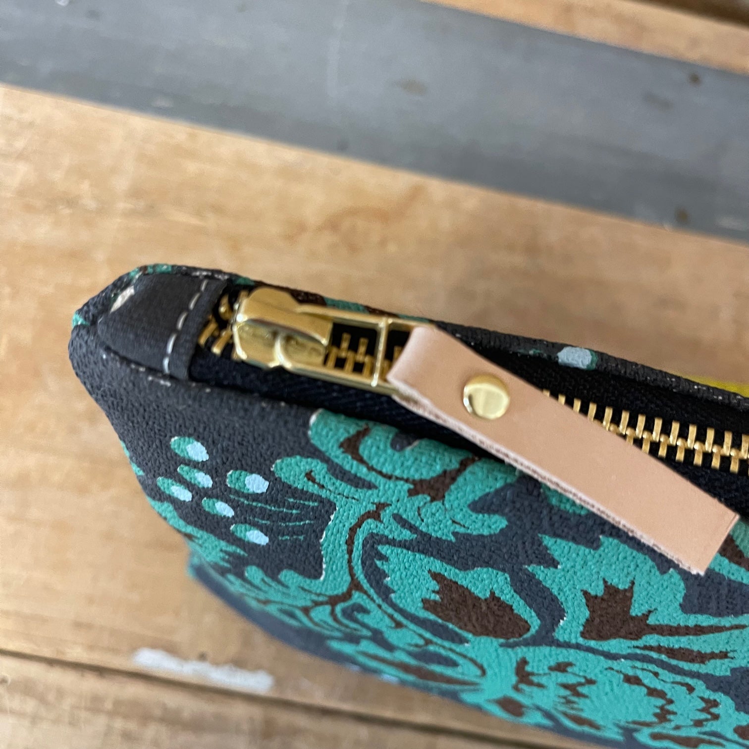 Worn Black Venus Clutch
