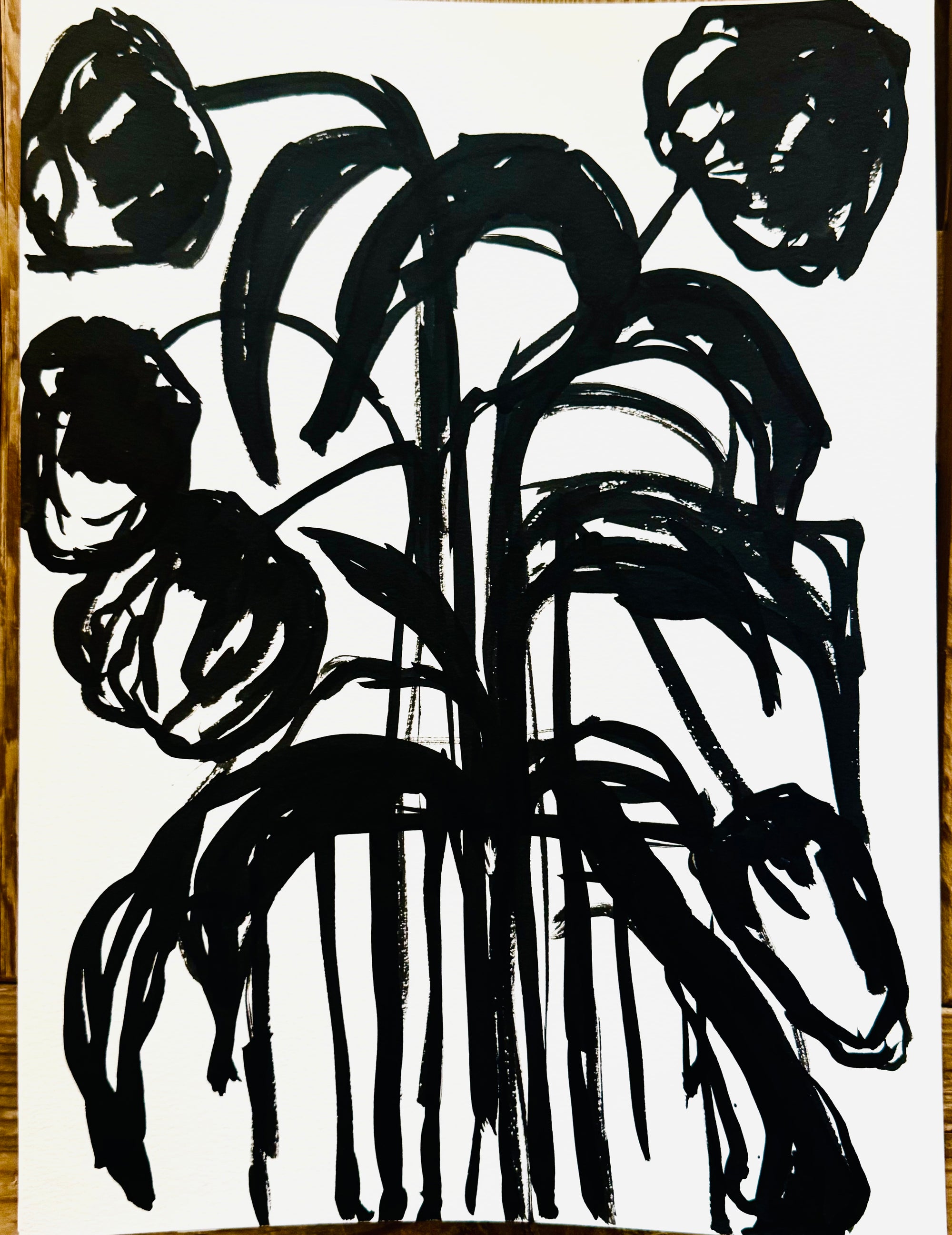Original Erin Flett Painting - Tulips in Jar 12