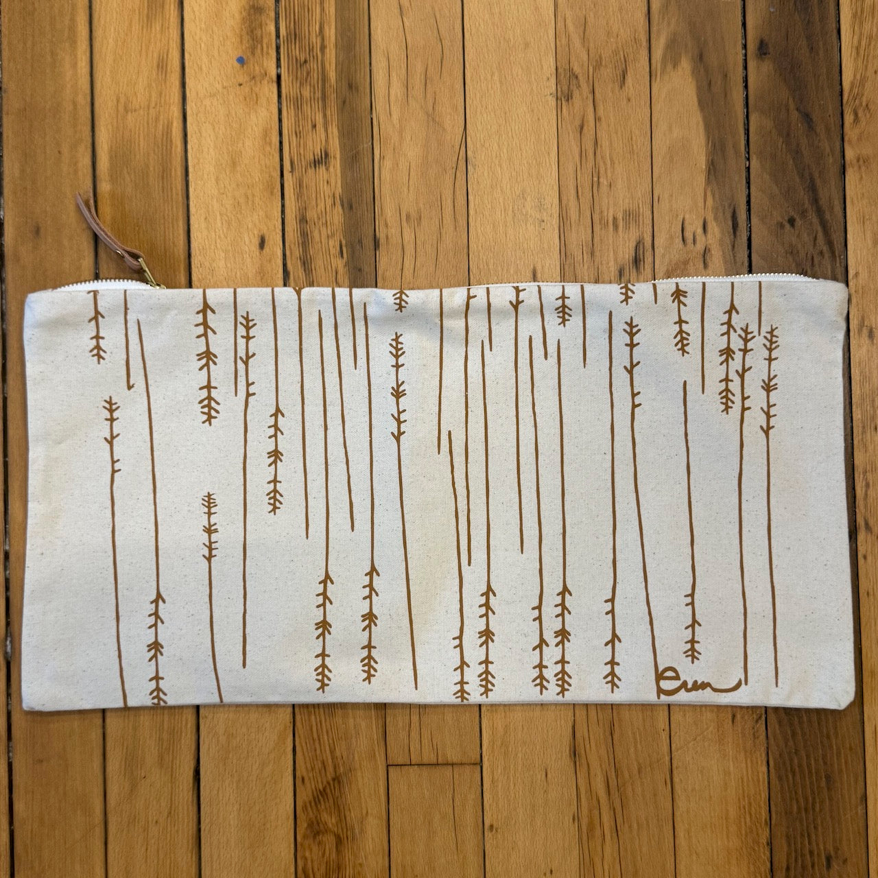 Cotton Sienna Twigs Lumbar Pillow Cover
