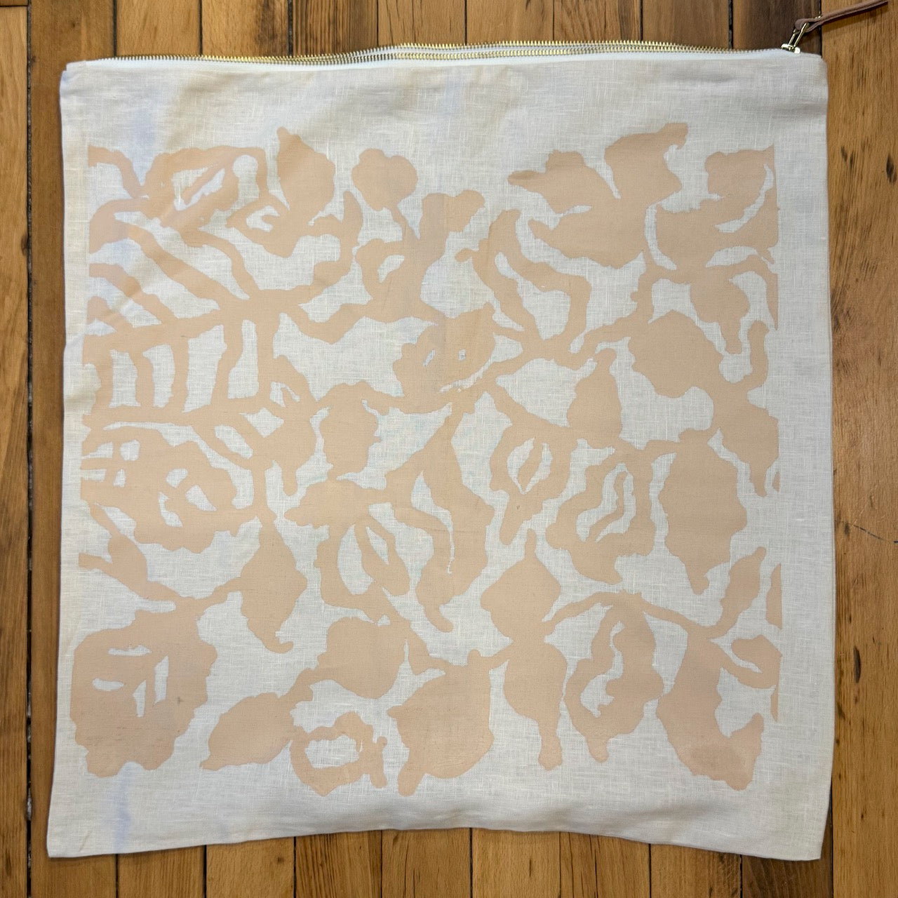 20x20 Natural Linen Vine in Sand