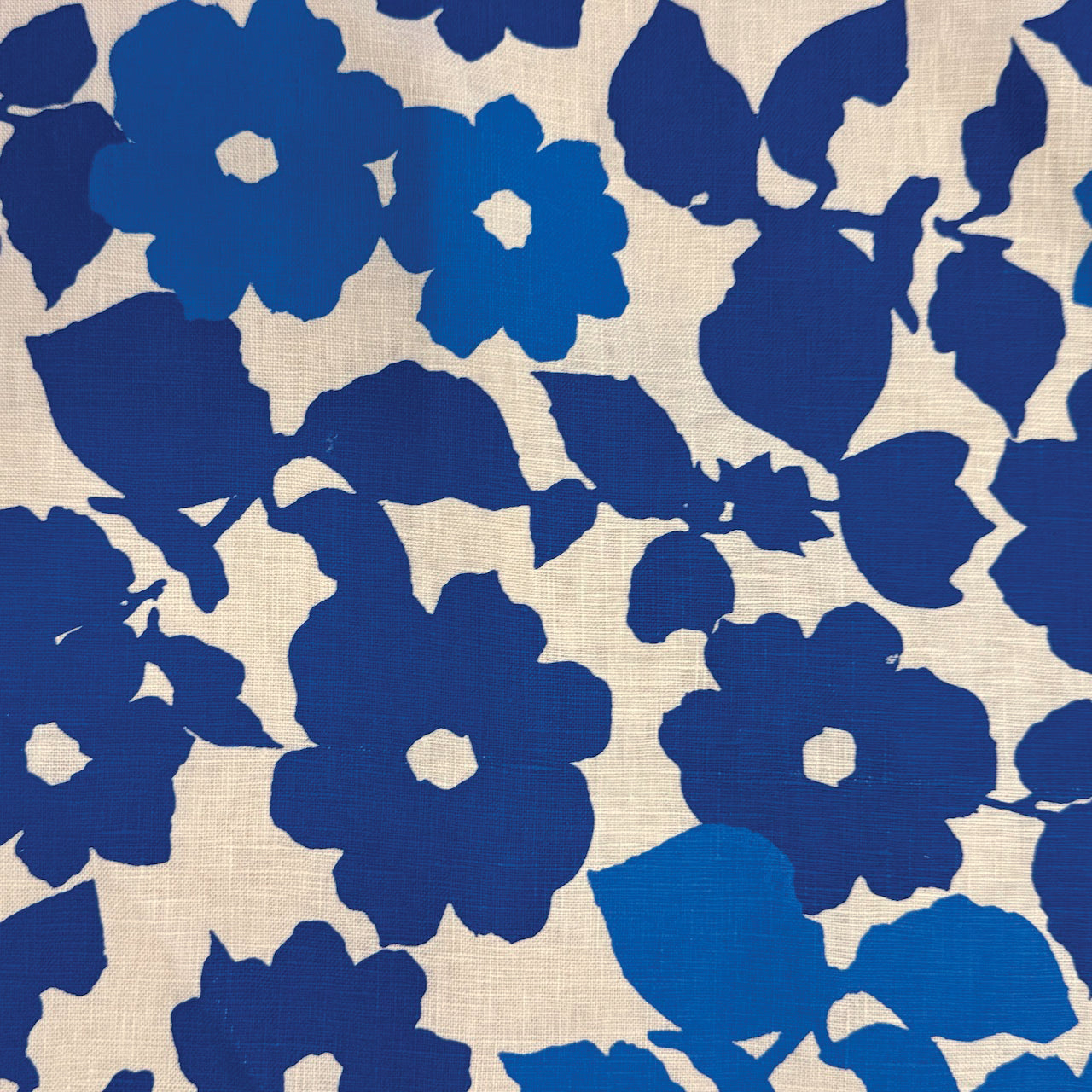 20x20 Natural Linen Anita in Royal