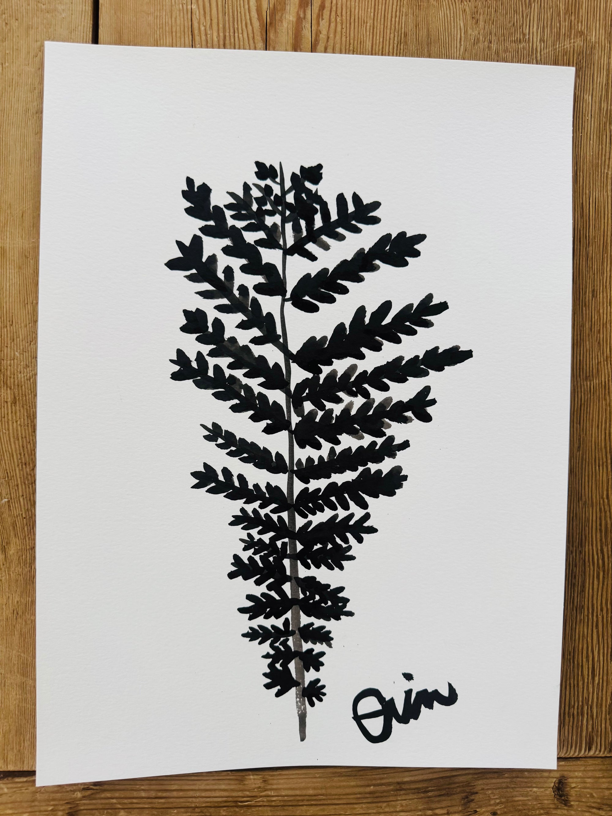 FERN GICLEE PAPER ART PRINT