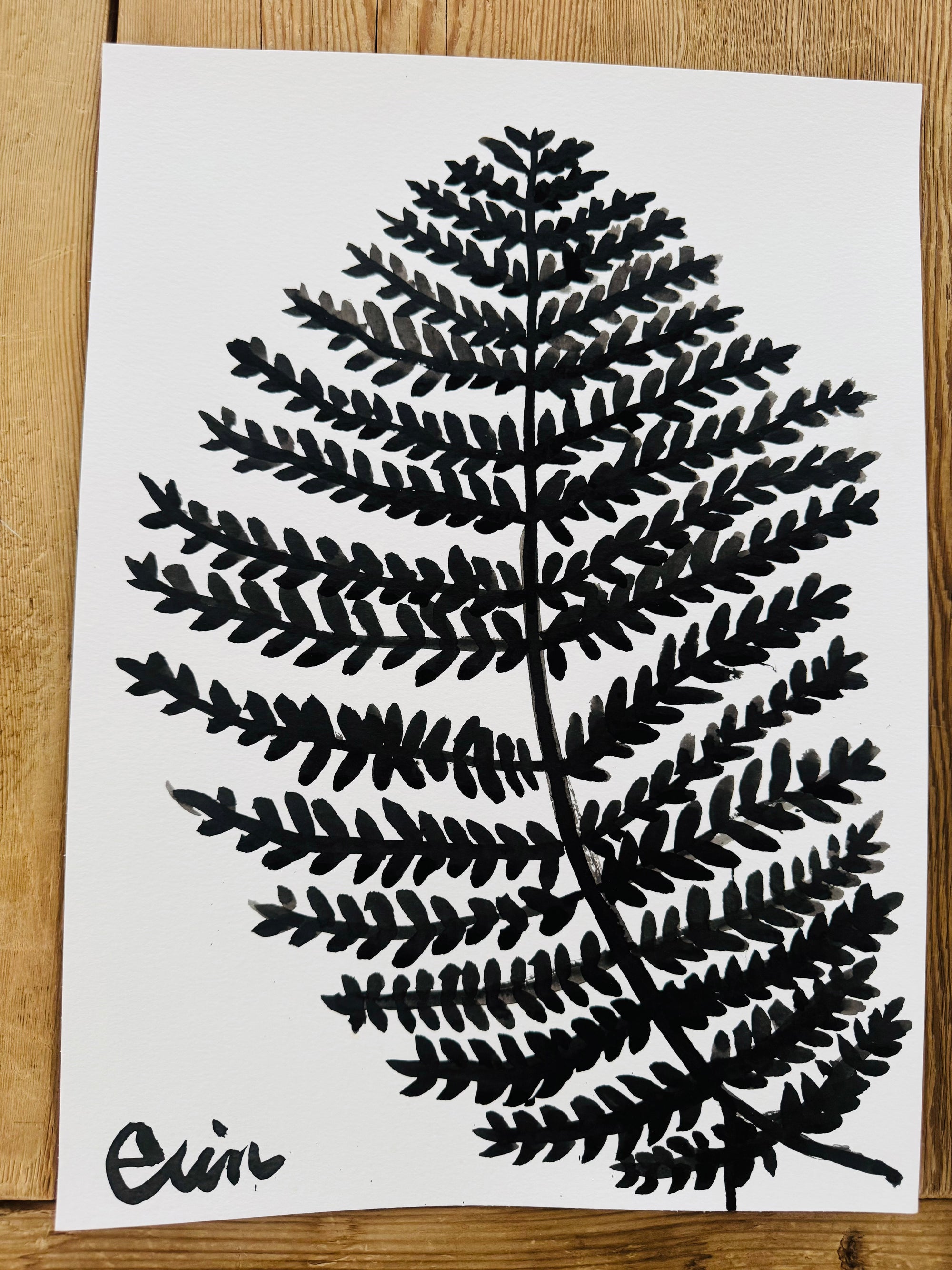 FERN GICLEE PAPER ART PRINT