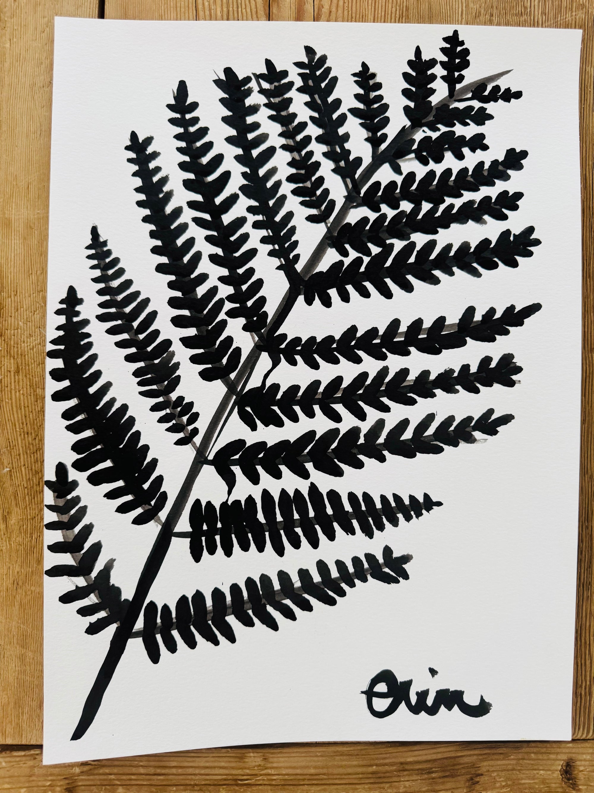 FERN GICLEE PAPER ART PRINT