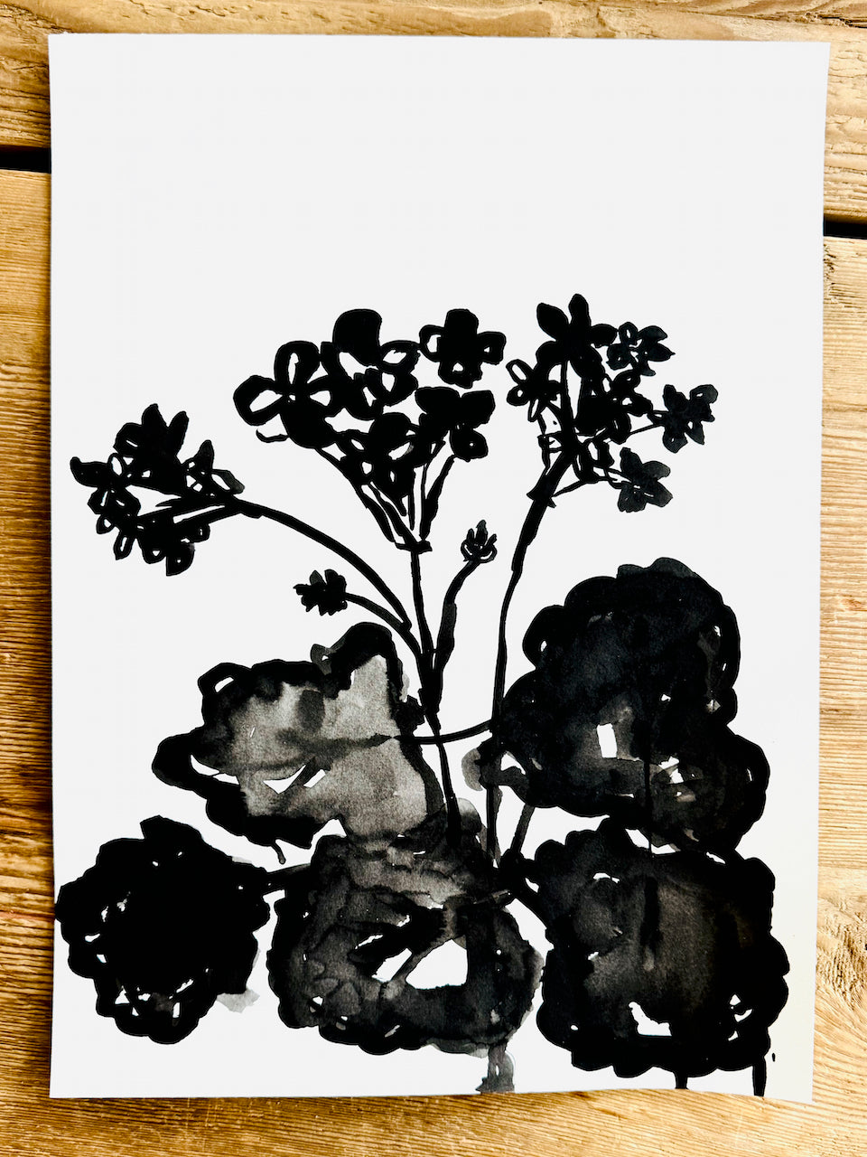 Original Erin Flett Painting -GERANIUM LARGE