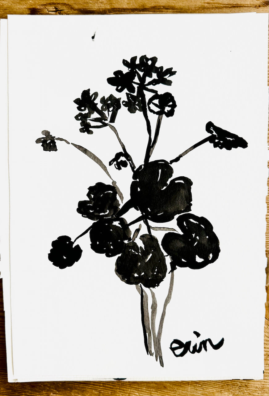 Original Erin Flett Painting - GERANIUM