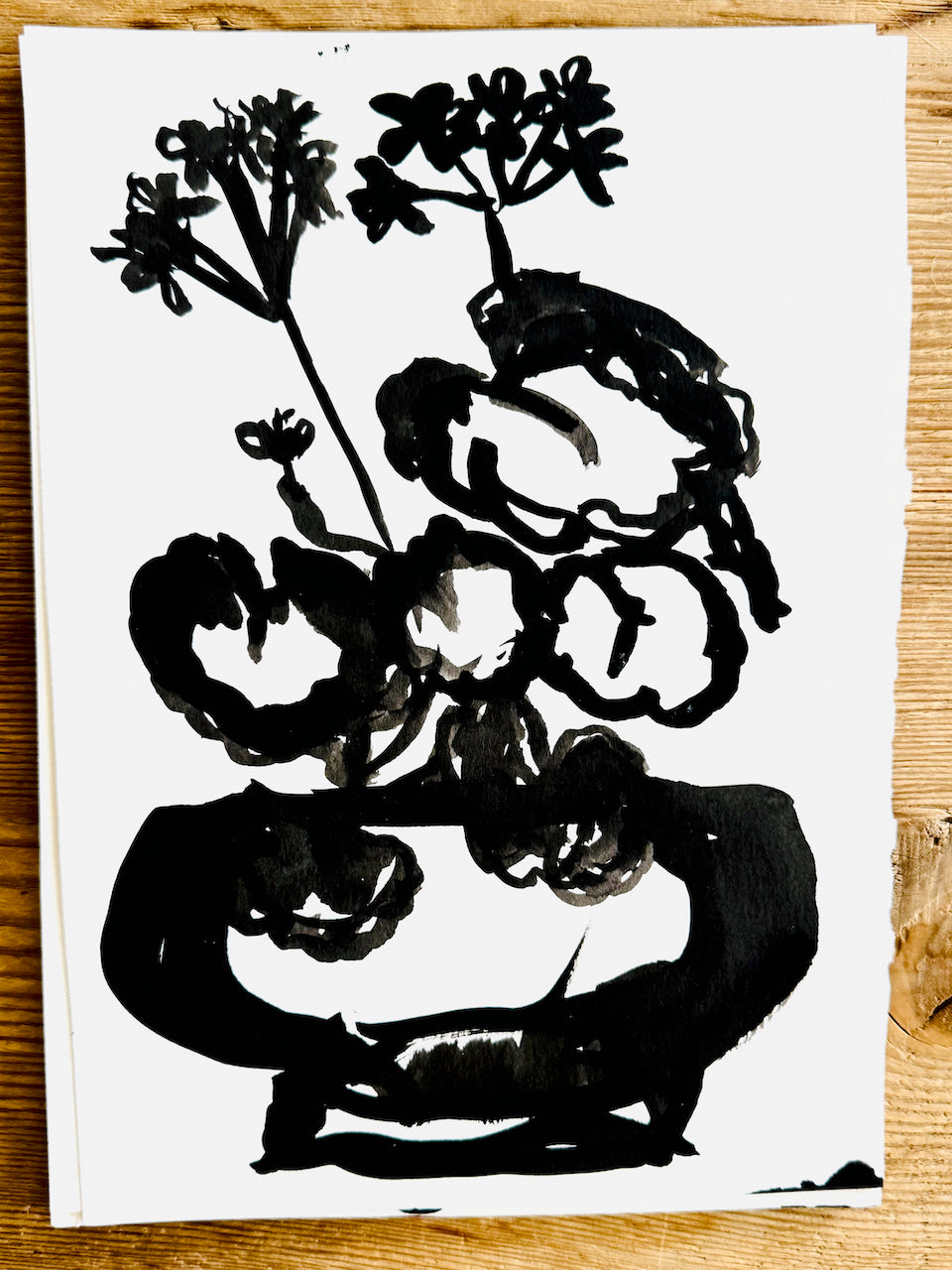 Original Erin Flett Painting - GERANIUM