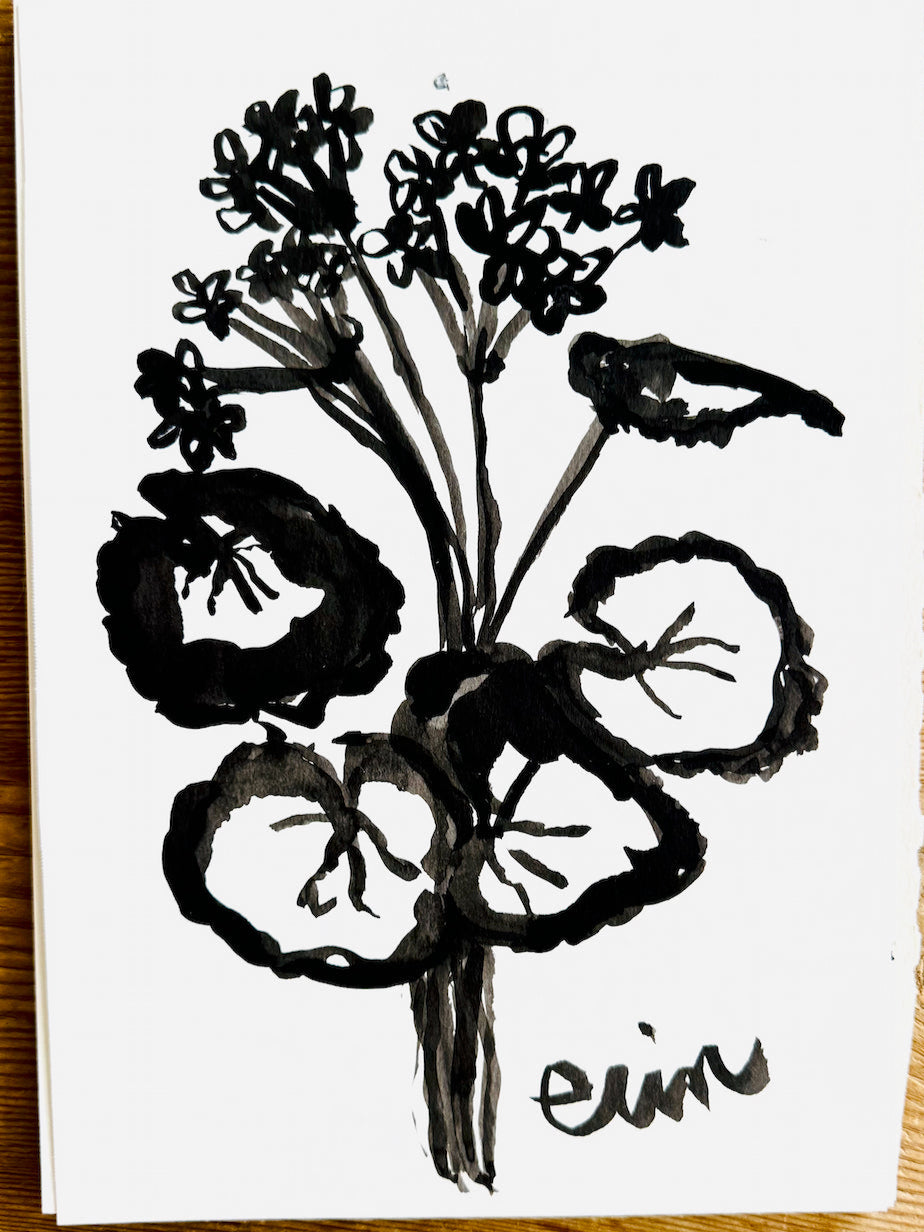 Original Erin Flett Painting - GERANIUM