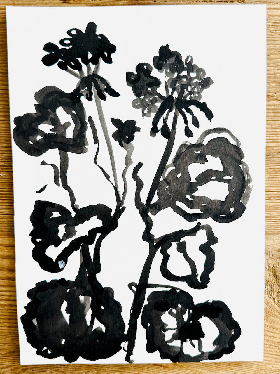 Original Erin Flett Painting - GERANIUM