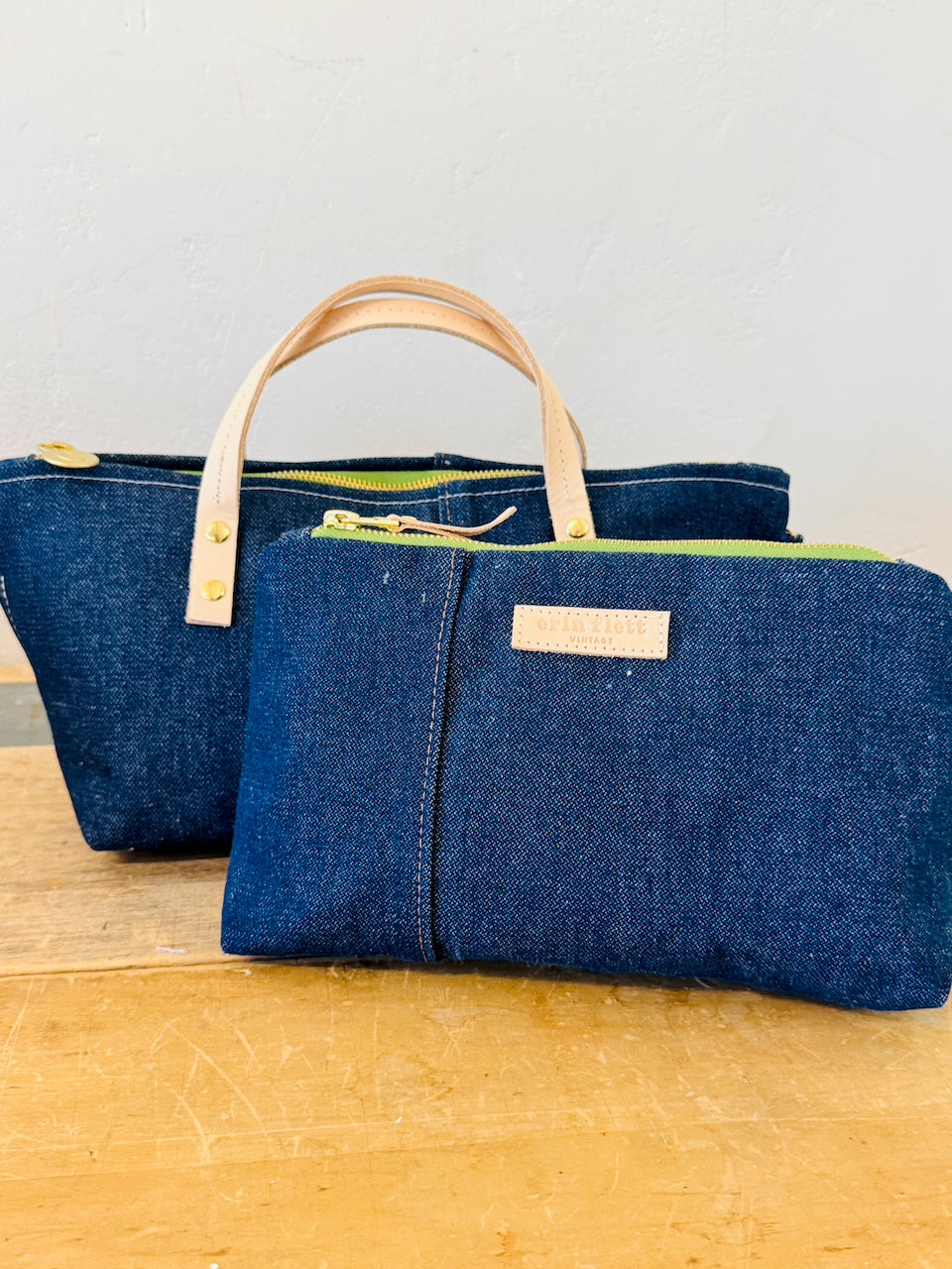 Vintage Laura Pouch - Vintage Denim