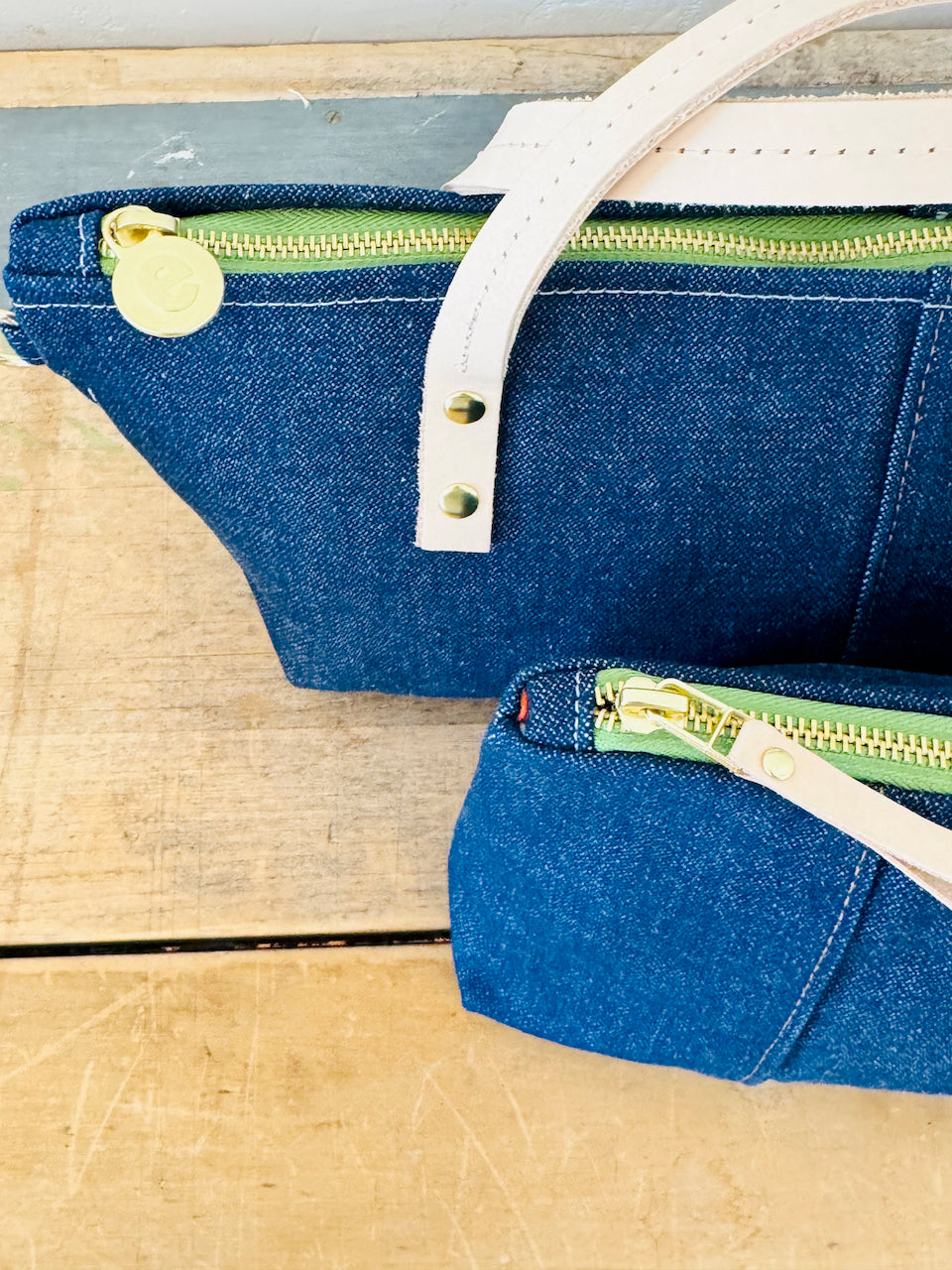 Vintage Laura Pouch - Vintage Denim