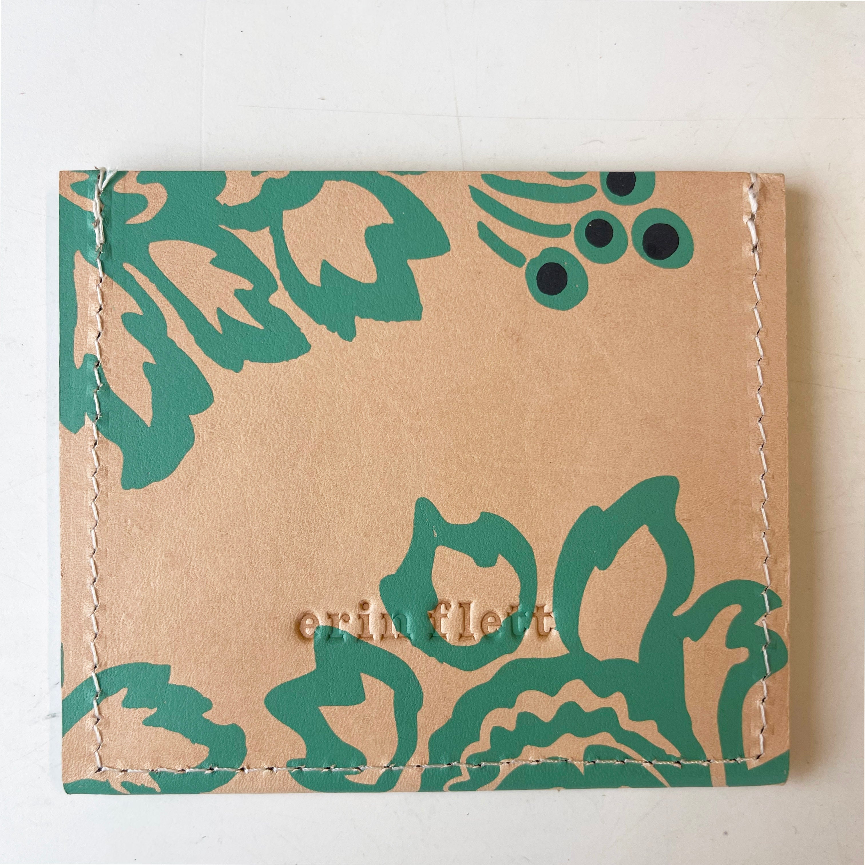 Turquoise Venus Slim Card Case Wallet