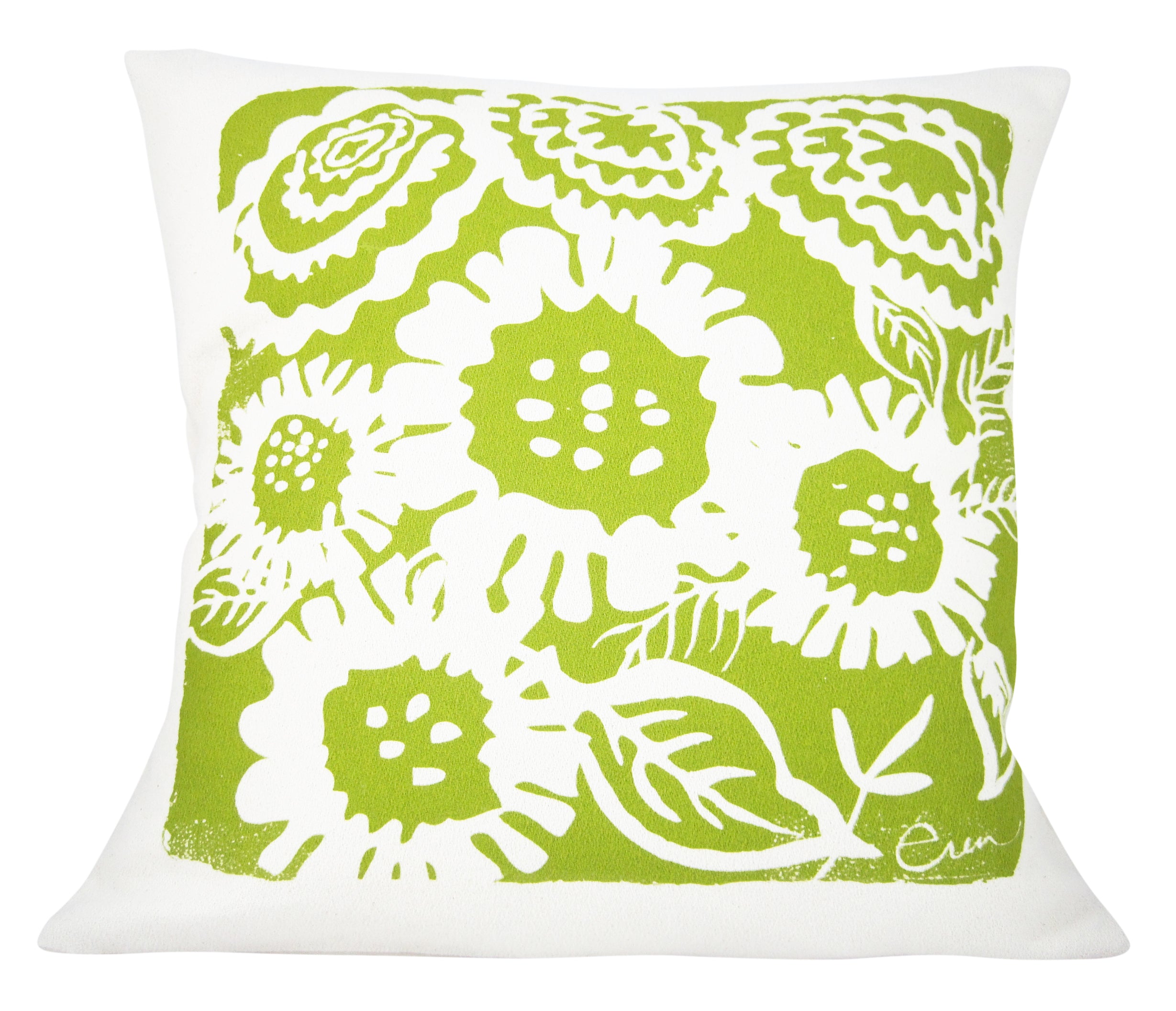 VINTAGE GREEN ARIA PILLOW