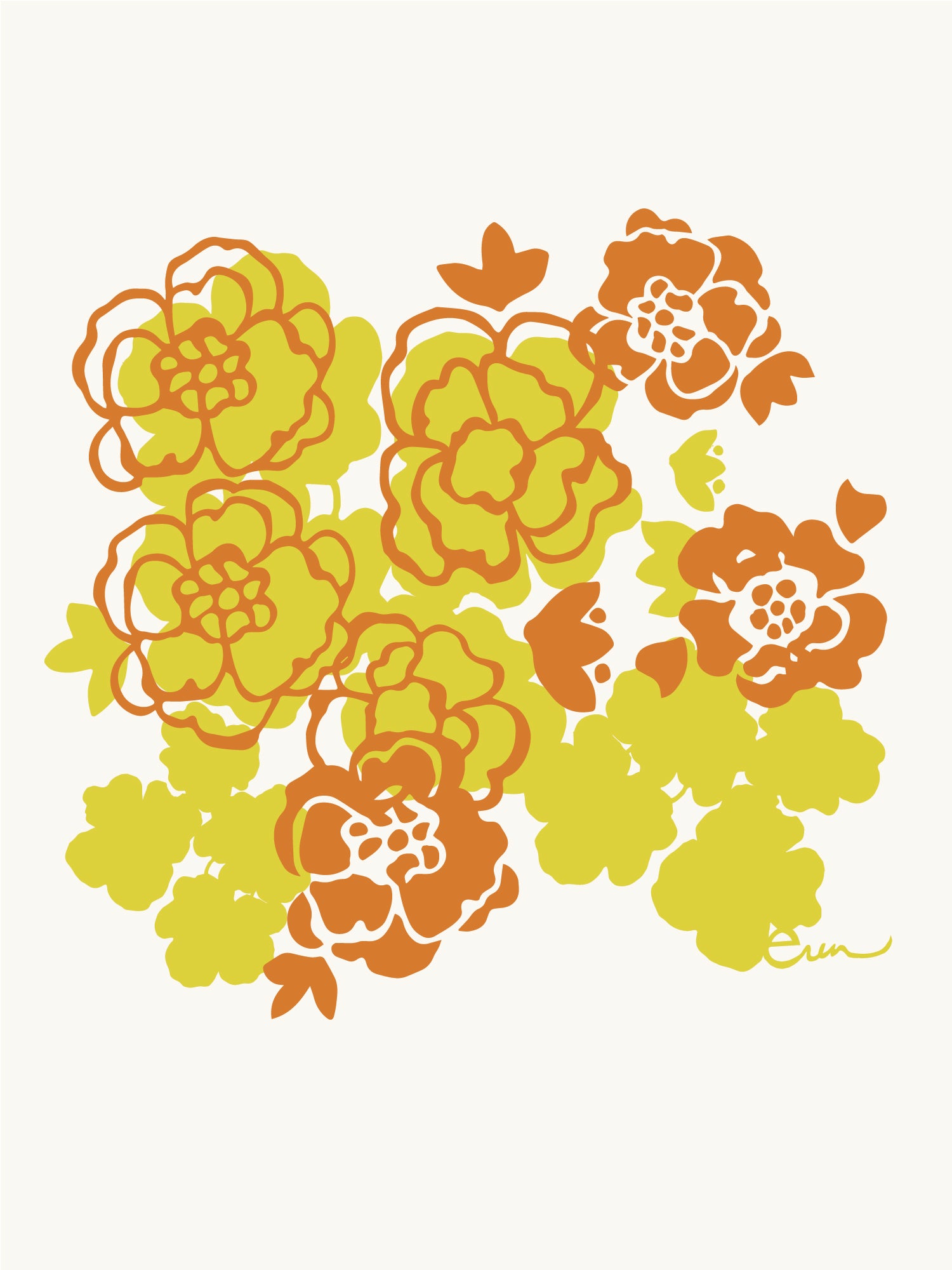 TURMERIC HAZEL GICLEE PAPER ART PRINT