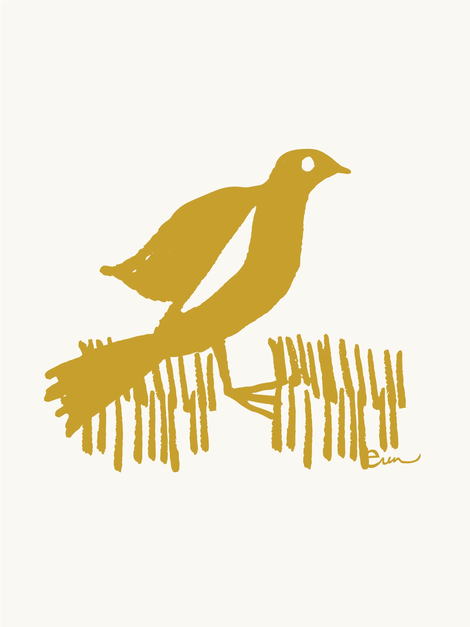 SEAWEED BIRD GICLEE PAPER ART PRINT