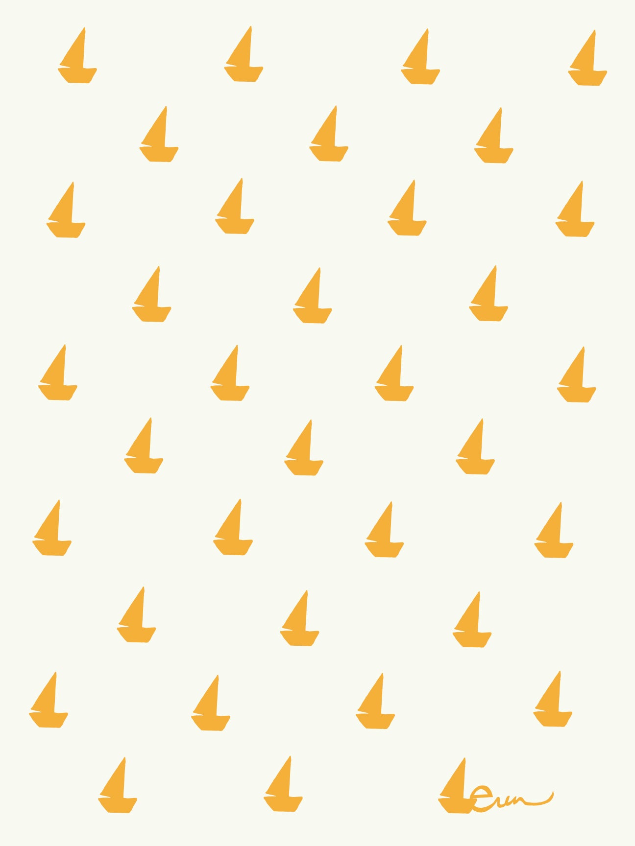 SUNNY SAILBOATS GICLEE PAPER ART PRINT