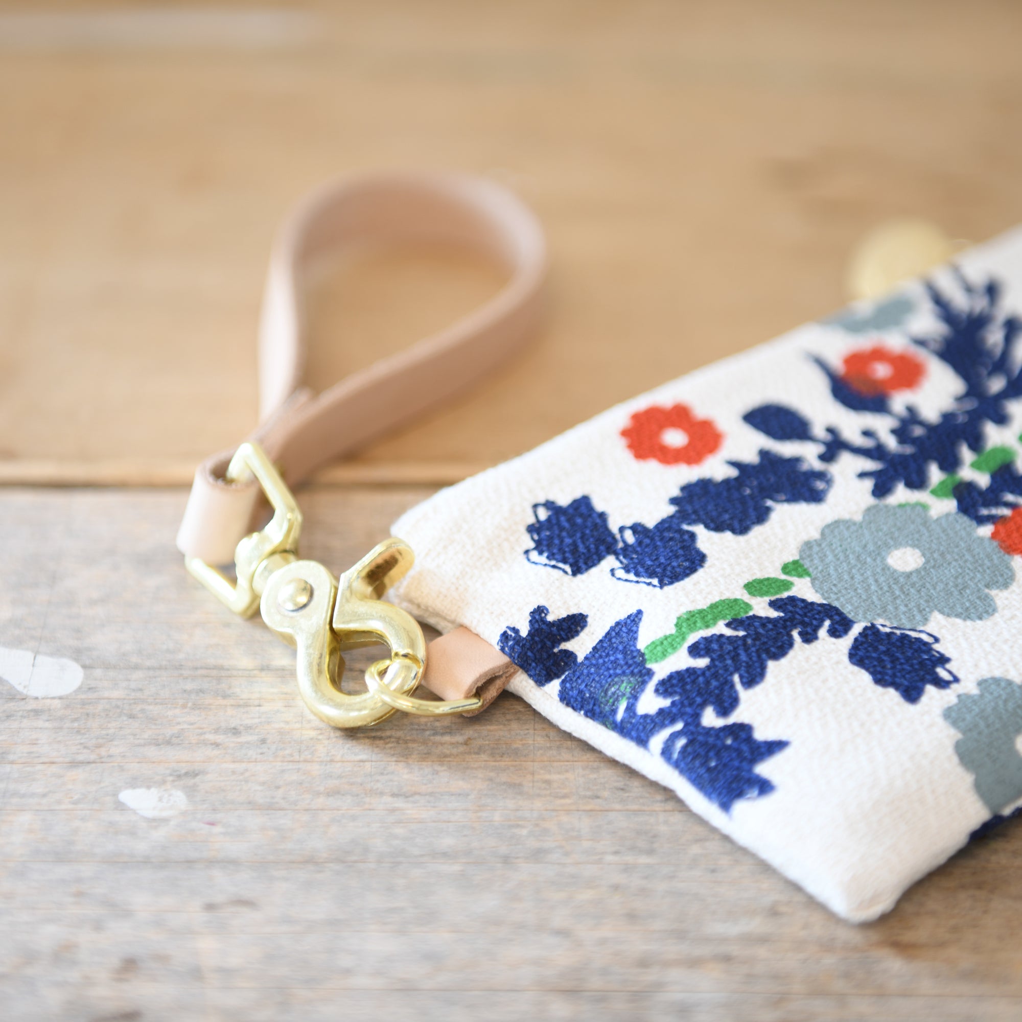 Leather Wristlet Strap