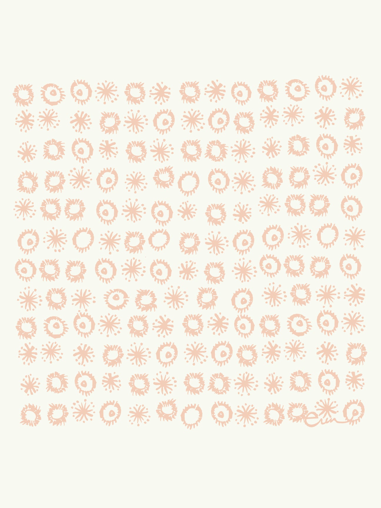 DUSTY PINK FIREWORKS GICLEE PAPER ART PRINT