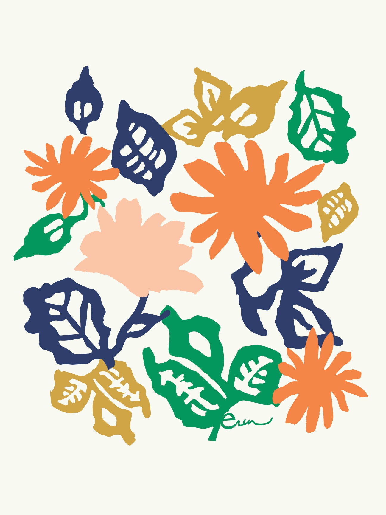 GARDEN GICLEE PAPER ART PRINT