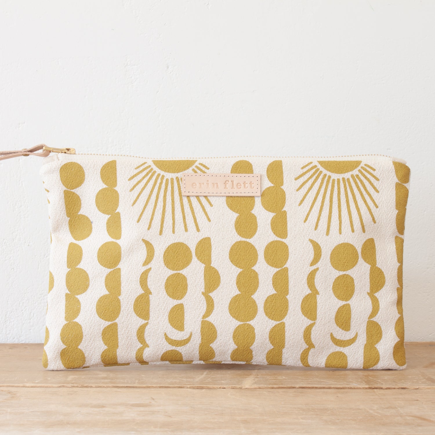 Ochre clutch outlet bag