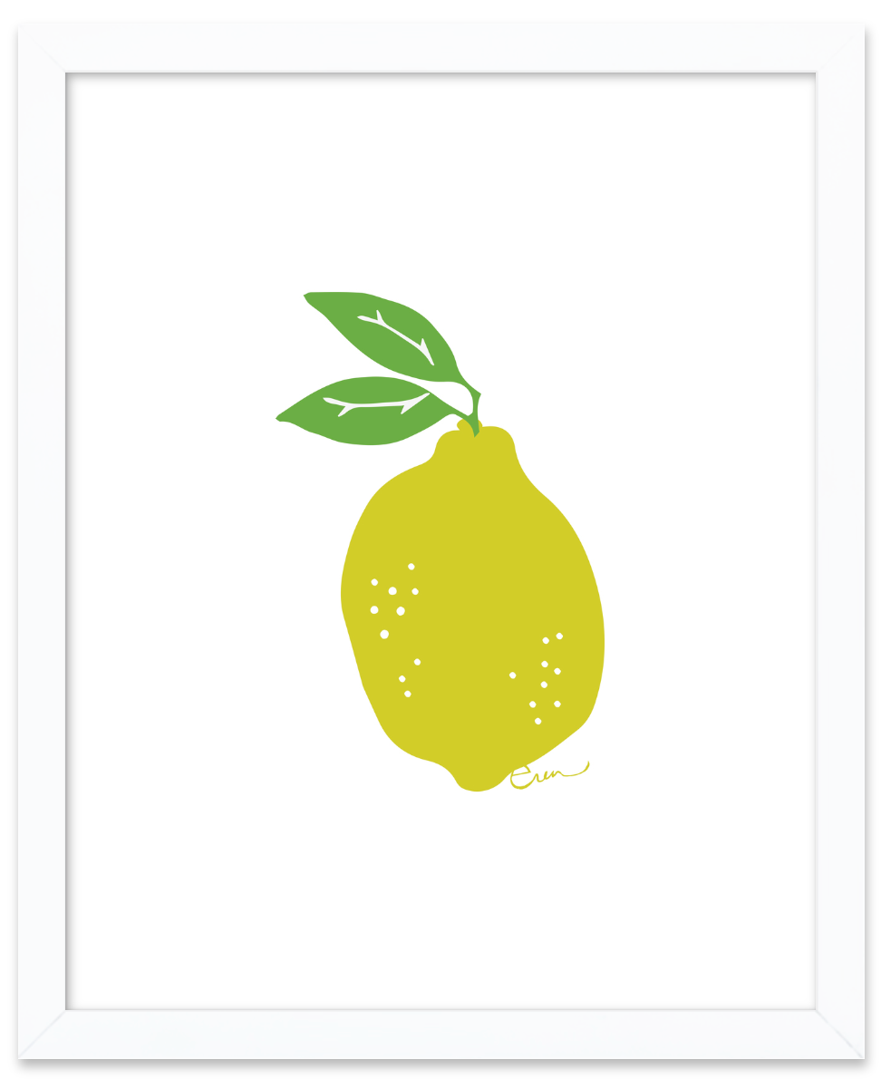 LEMON GICLEE ART PRINT