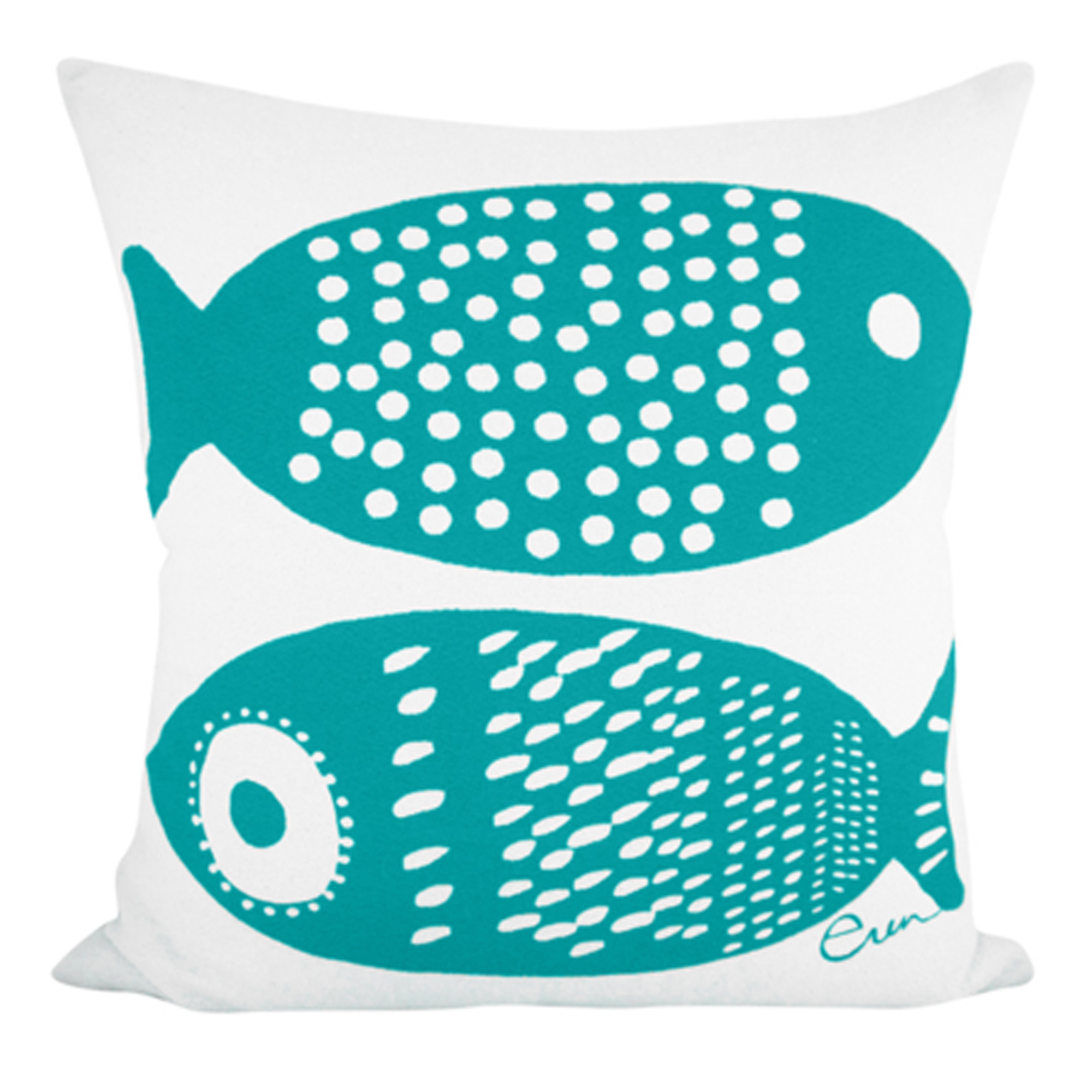 SEAFOAM DOUBLE TUNA PILLOW