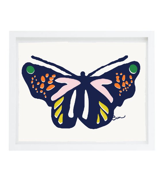 BUTTERFLY METAMORPHOSIS GICLEE ART PRINT