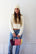 Multi Color Vintage Knit Blanket Satchel Bag - Small (JUST ONE!!!)