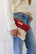 Multi Colored KNIT Zip + Sweet Contrasting color top (ONLY ONE!!!!)