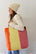 Heavy Canvas Multi Colored Knitted Tote