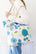 Vintage Butterfly Blue Green Floral print Carry All