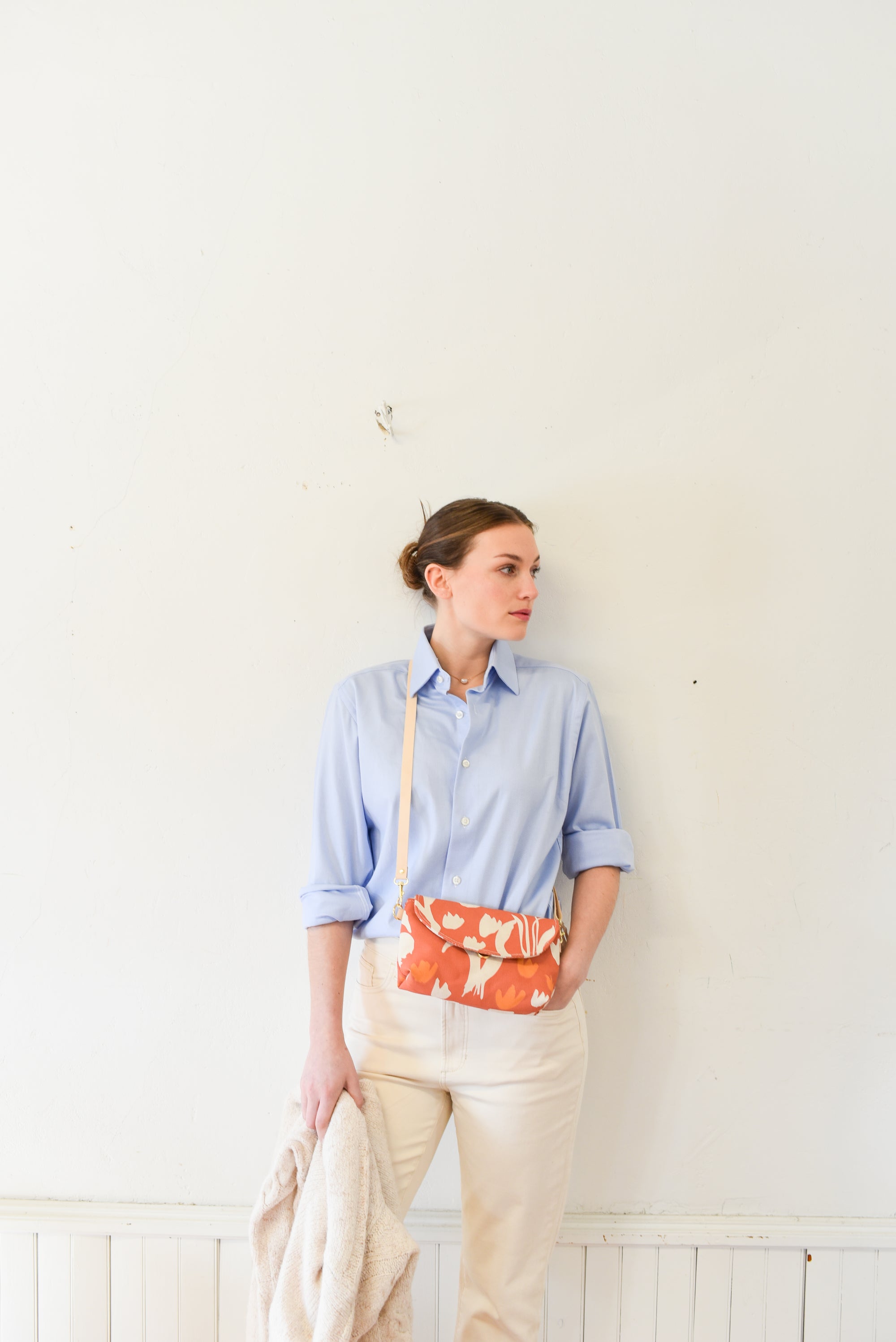 Libby Mini Crossbody Bag - Tulips