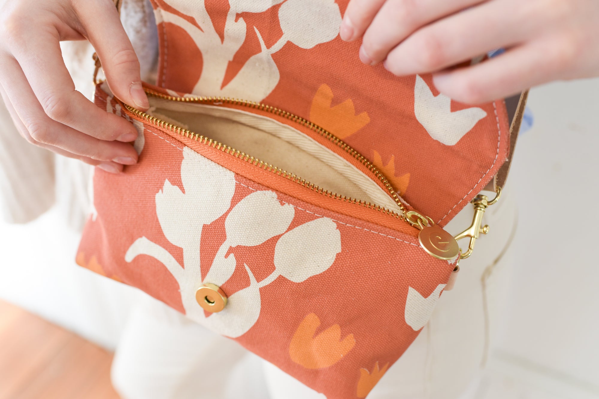 Libby Mini Crossbody Bag - Tulips