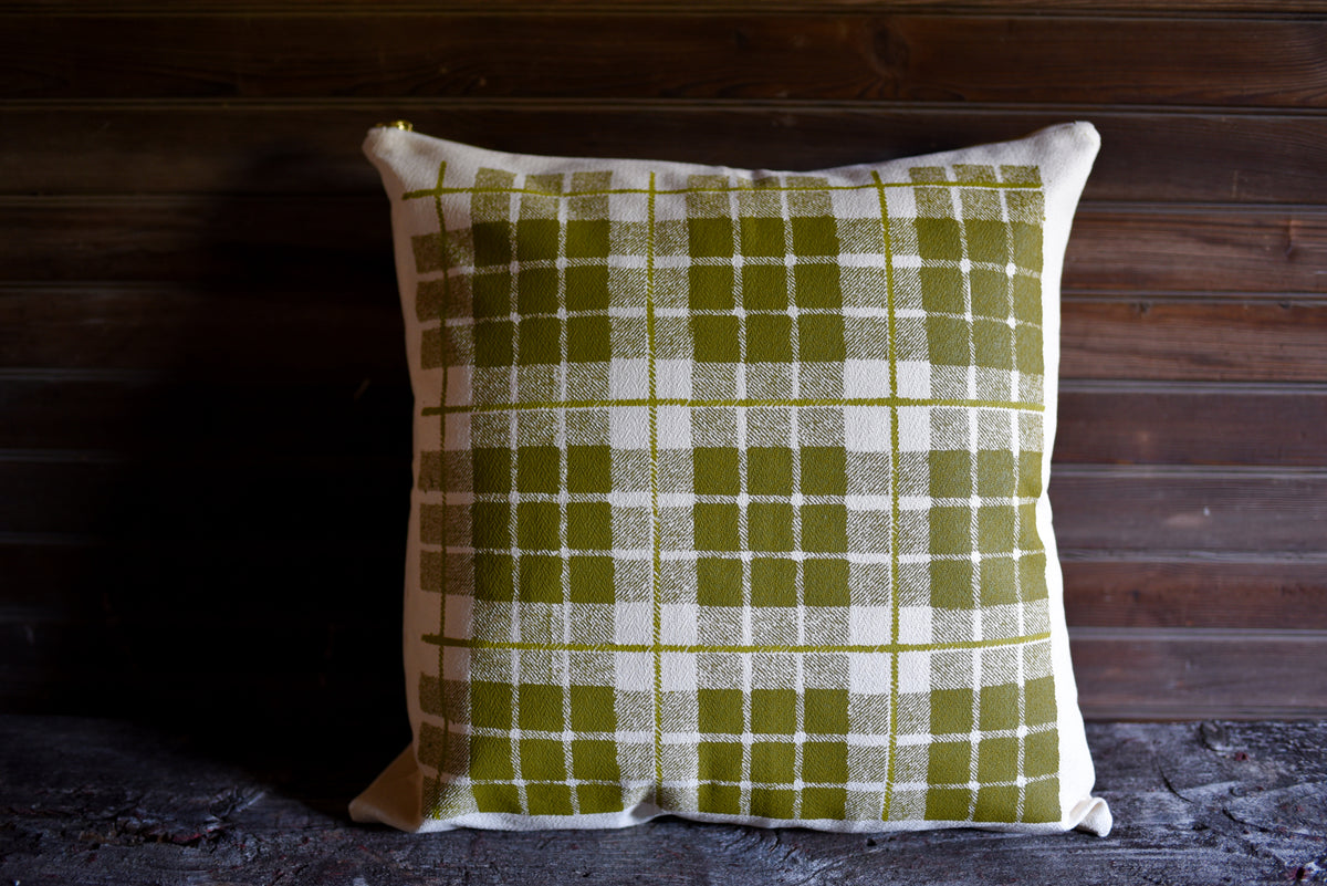 Cotton Barkcloth Pillow Cover